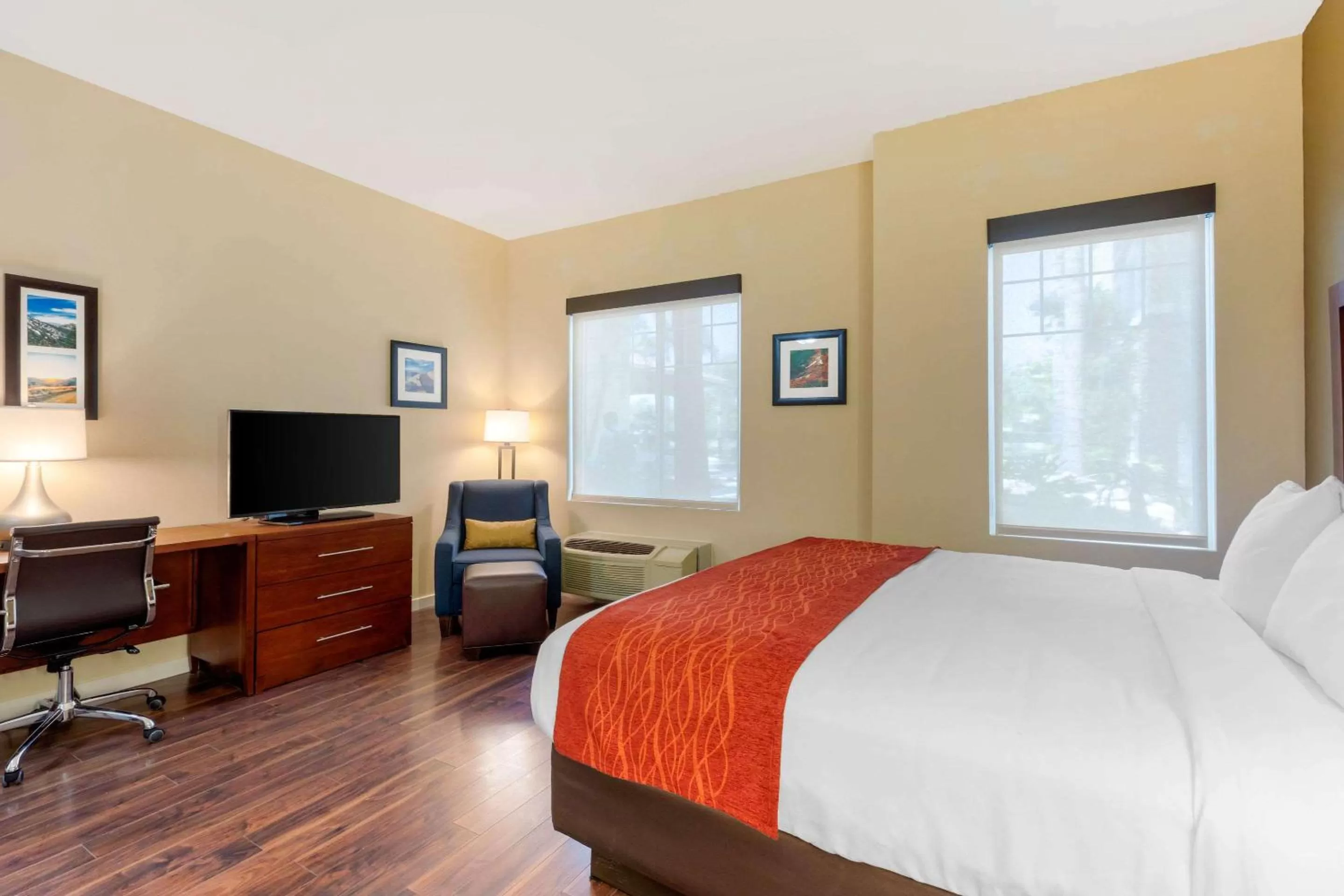 Accessible Room, 1 King Bed, Roll-In Shower, Non Smoking in Comfort Inn & Suites Near Ontario Airport