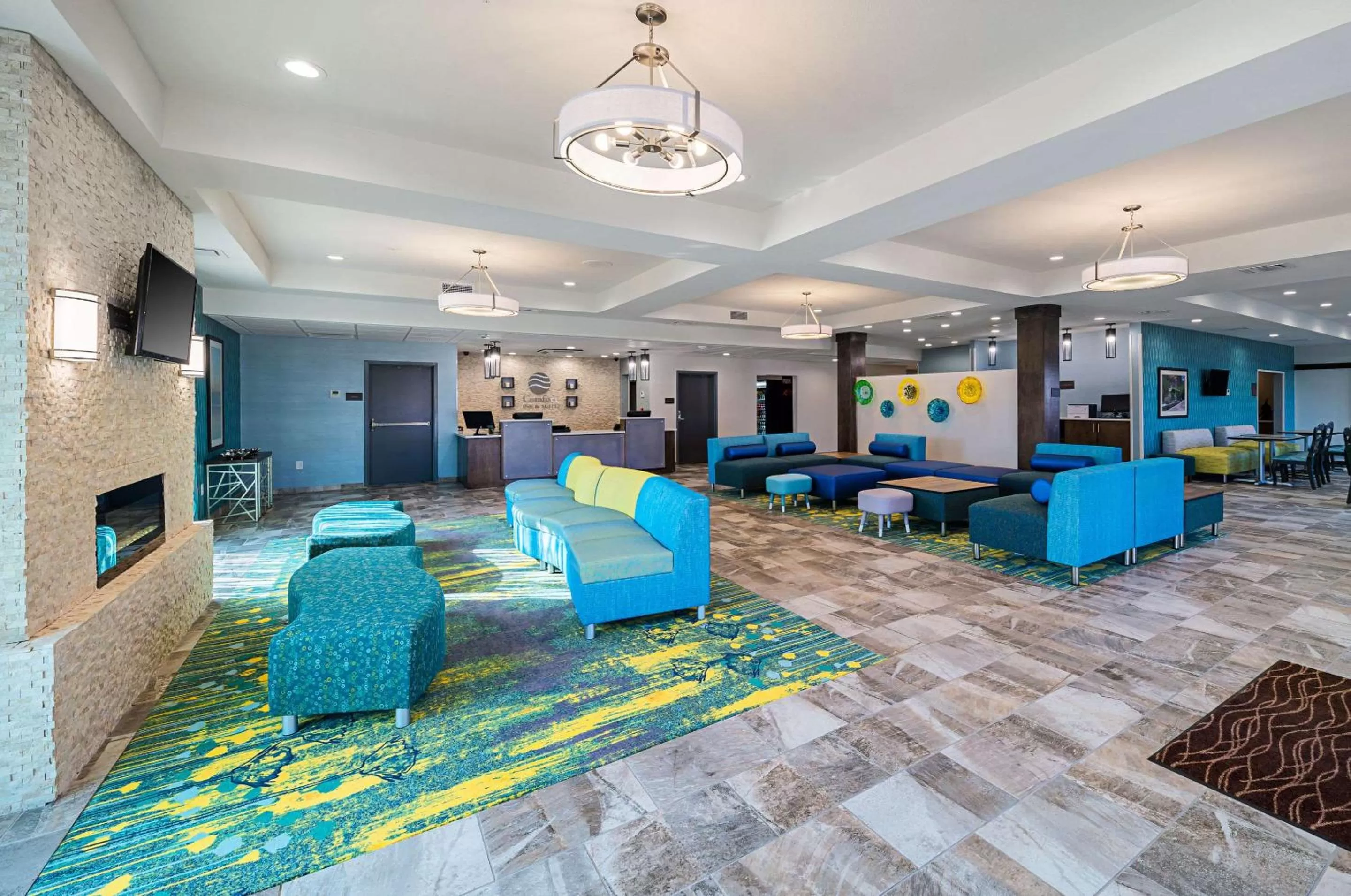 Lobby or reception in Comfort Inn & Suites Oklahoma City near Bricktown