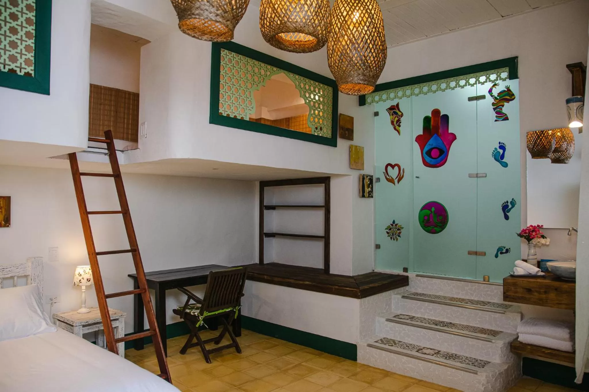 Bedroom, Bed in El Despertar Hotel