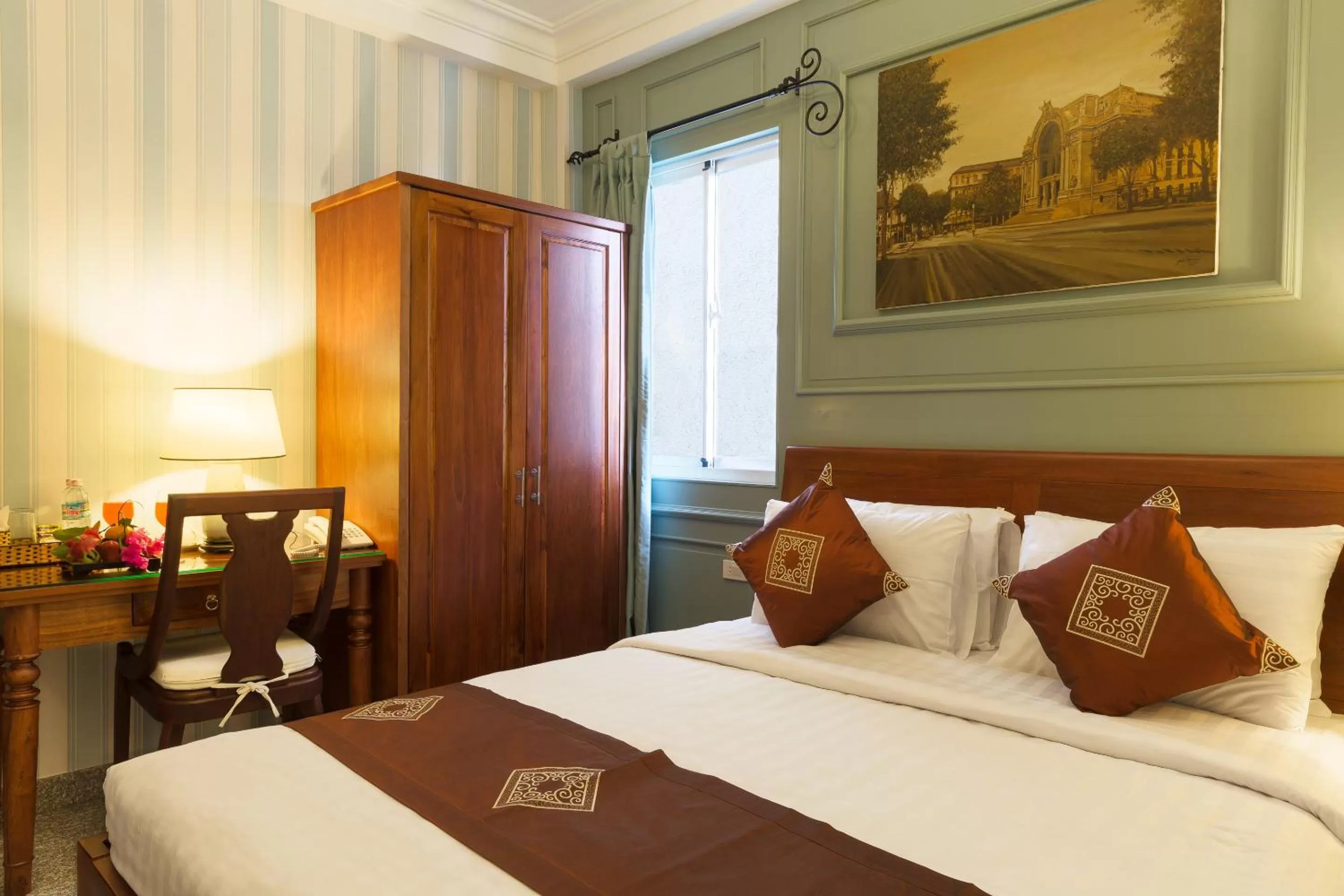 Bed in Ben Thanh Boutique Hotel