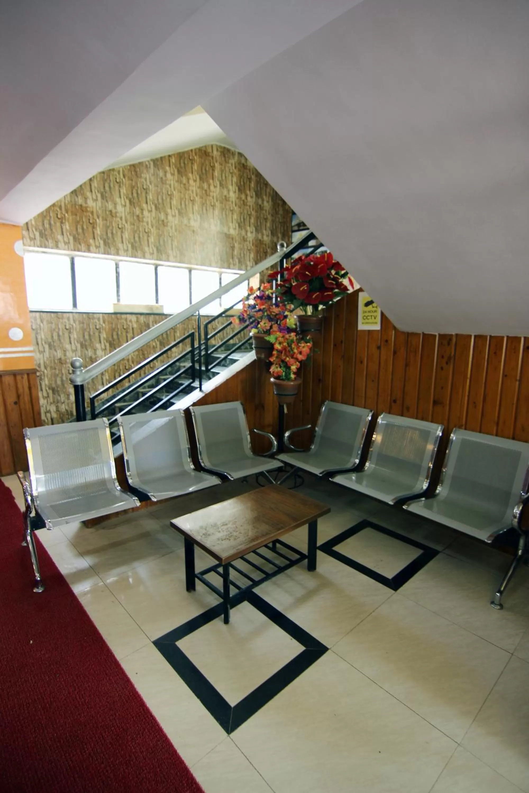 Seating area in Hotel Sai Yatri