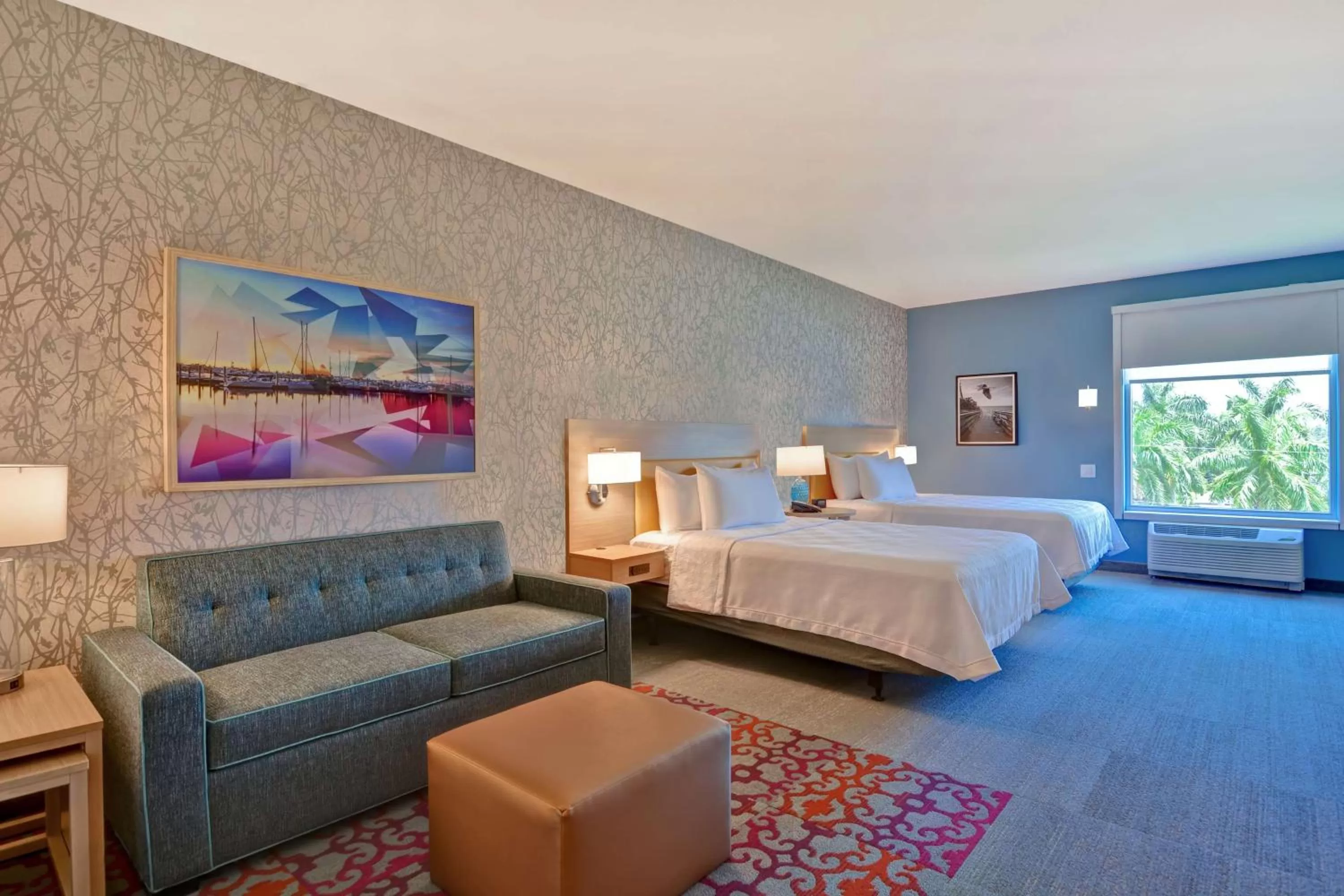 Queen Studio with Two Queen Beds - Hearing Accessible/Non-Smoking in Home2 Suites By Hilton Naples I-75 Pine Ridge Road