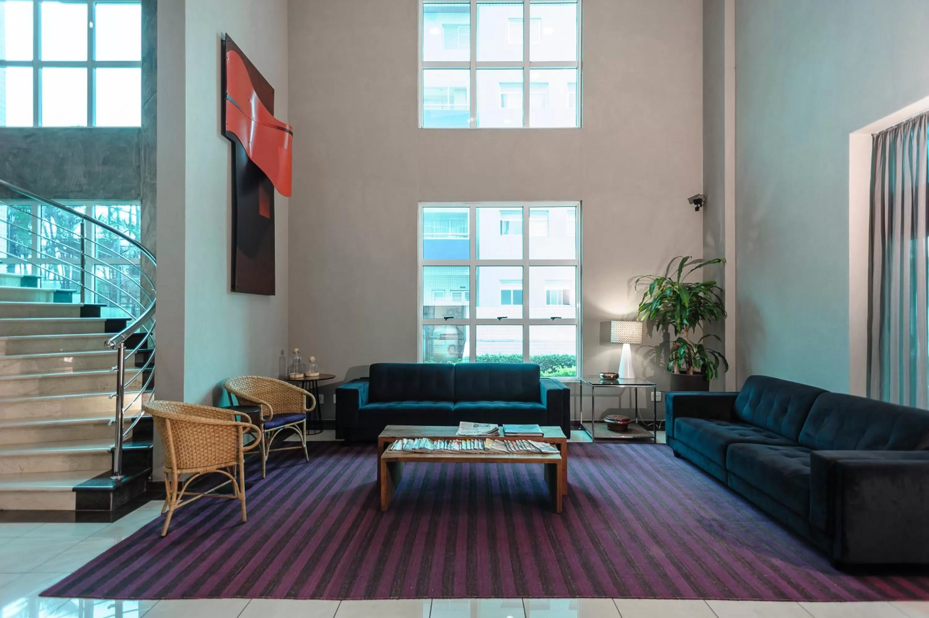 Lobby or reception in Hotel The Premium