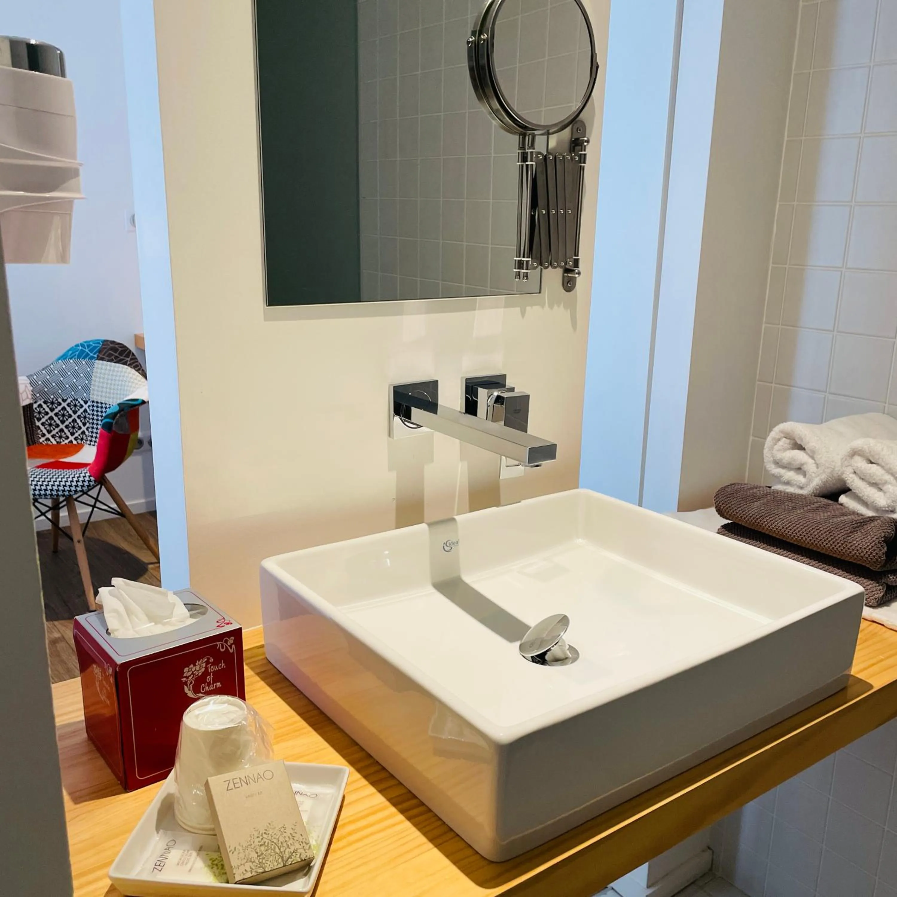 Bathroom in Hotel Restaurant Santiago