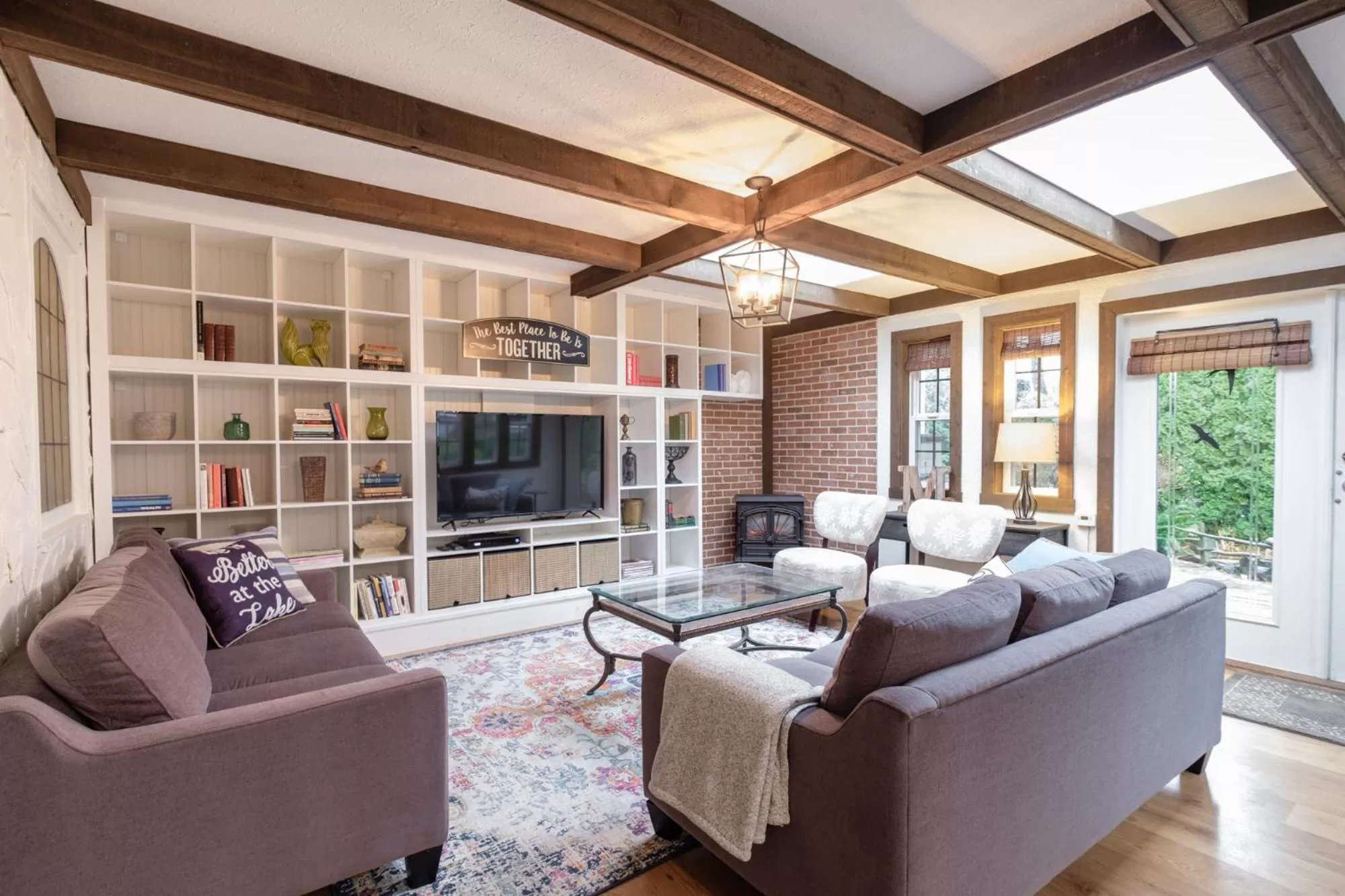 Living room in Bramblebank Cottages