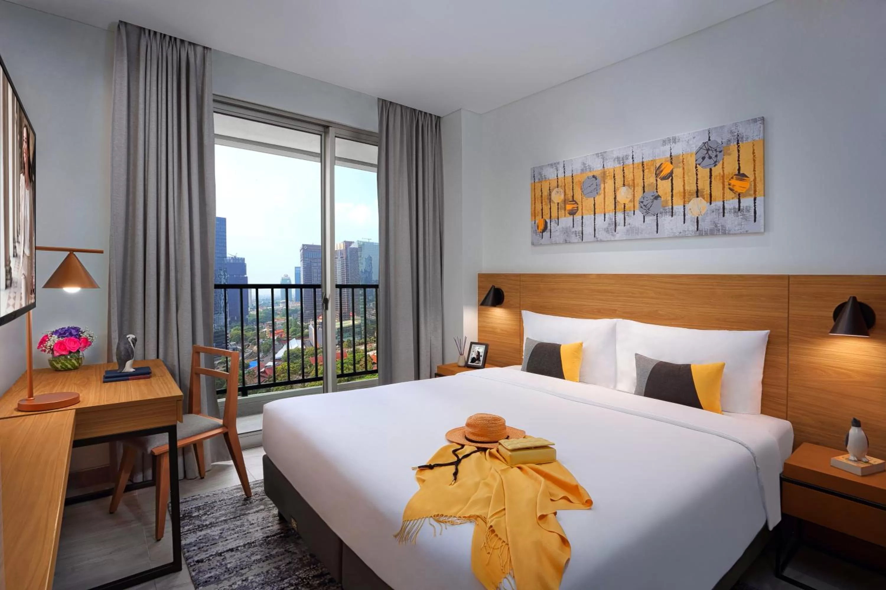 Bed in Citadines Sudirman Jakarta