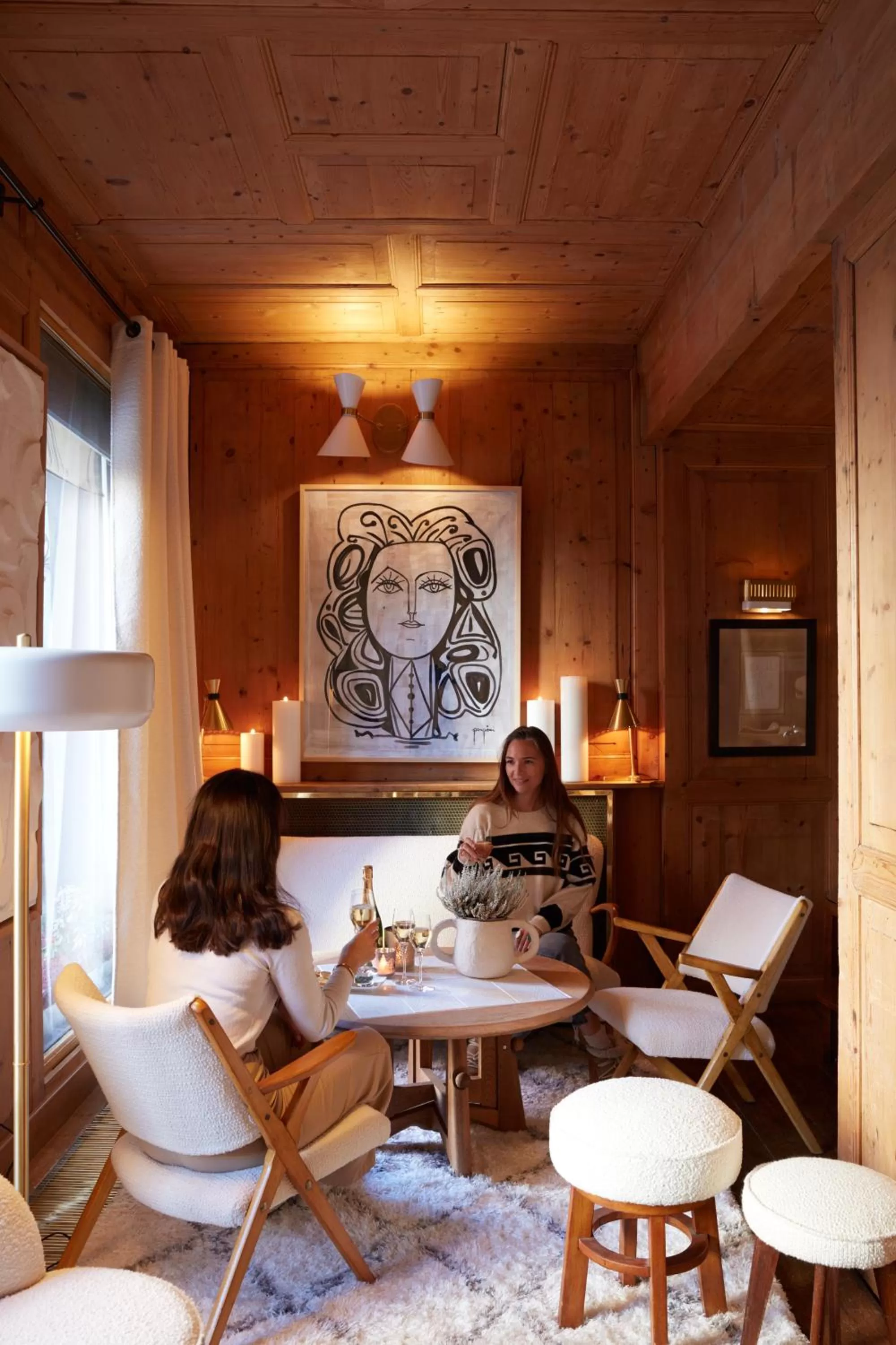 Lounge or bar in Hotel Mont Blanc Megève