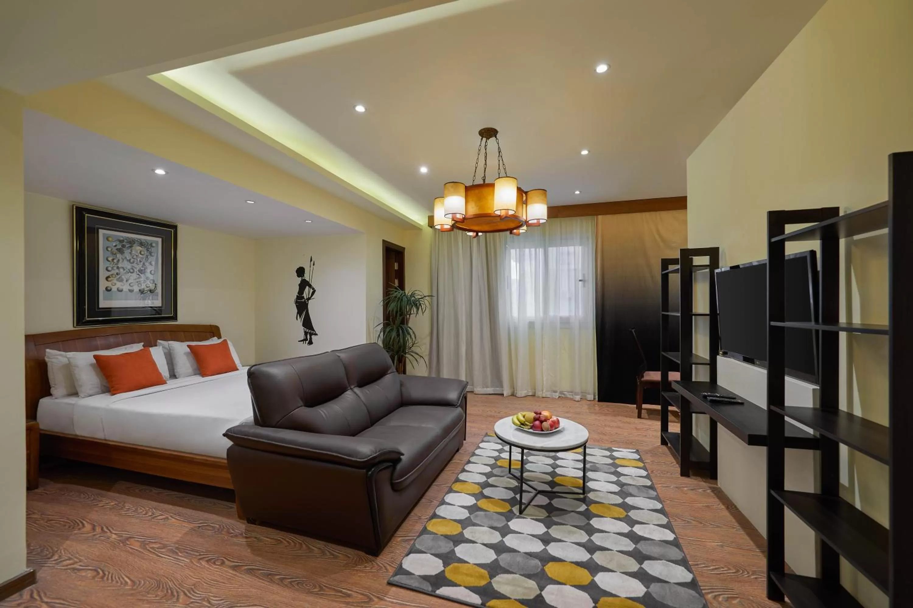 Bedroom, Bed in Golden Park Hotel Cairo, Heliopolis