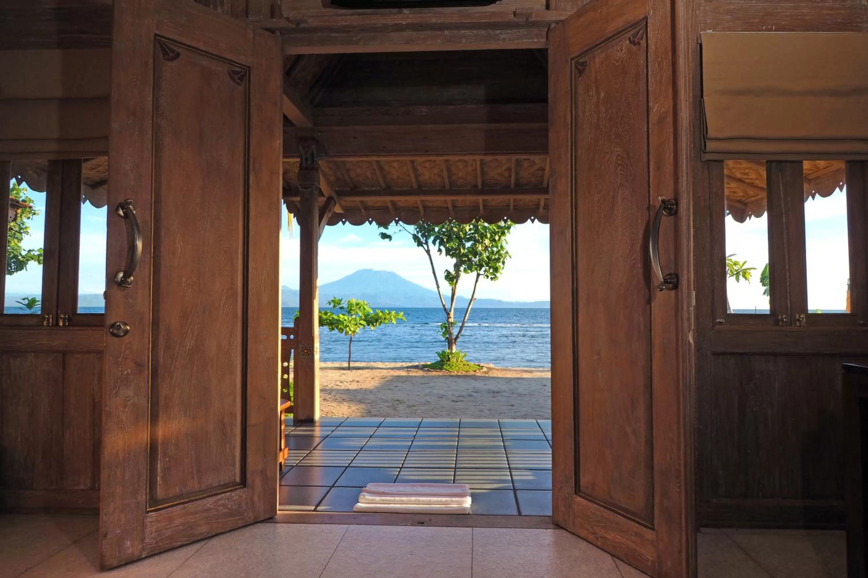 Sea view in Blue Harbor Beachfront Villas & Resto