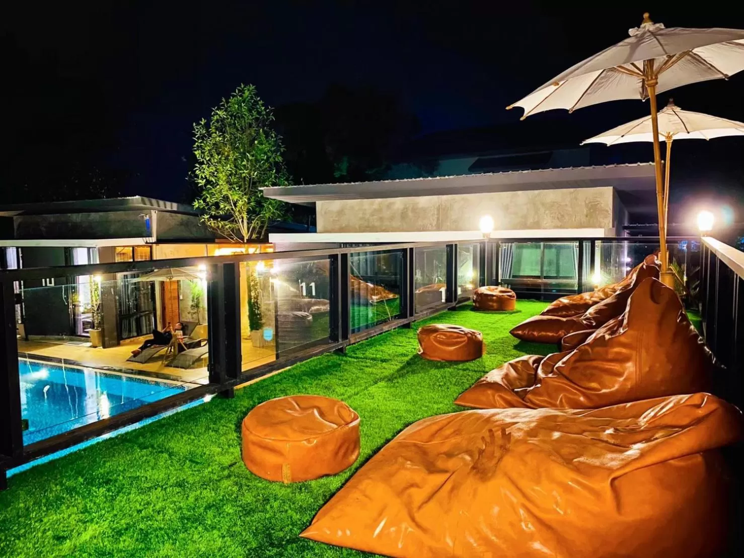 Swimming pool in Baan Suan Leelawadee Resort Nan