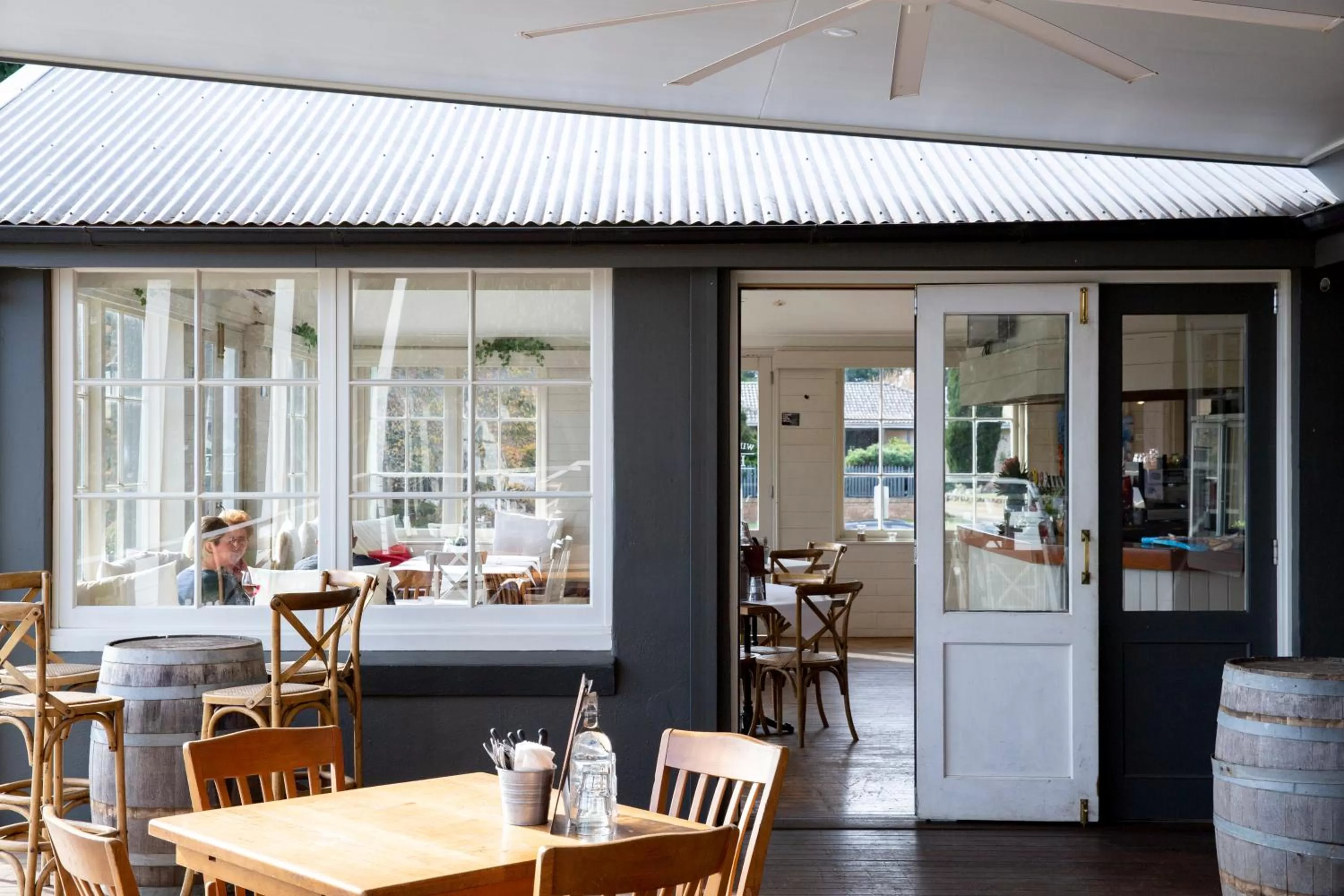 Patio in Robertson Public House and Kitchen