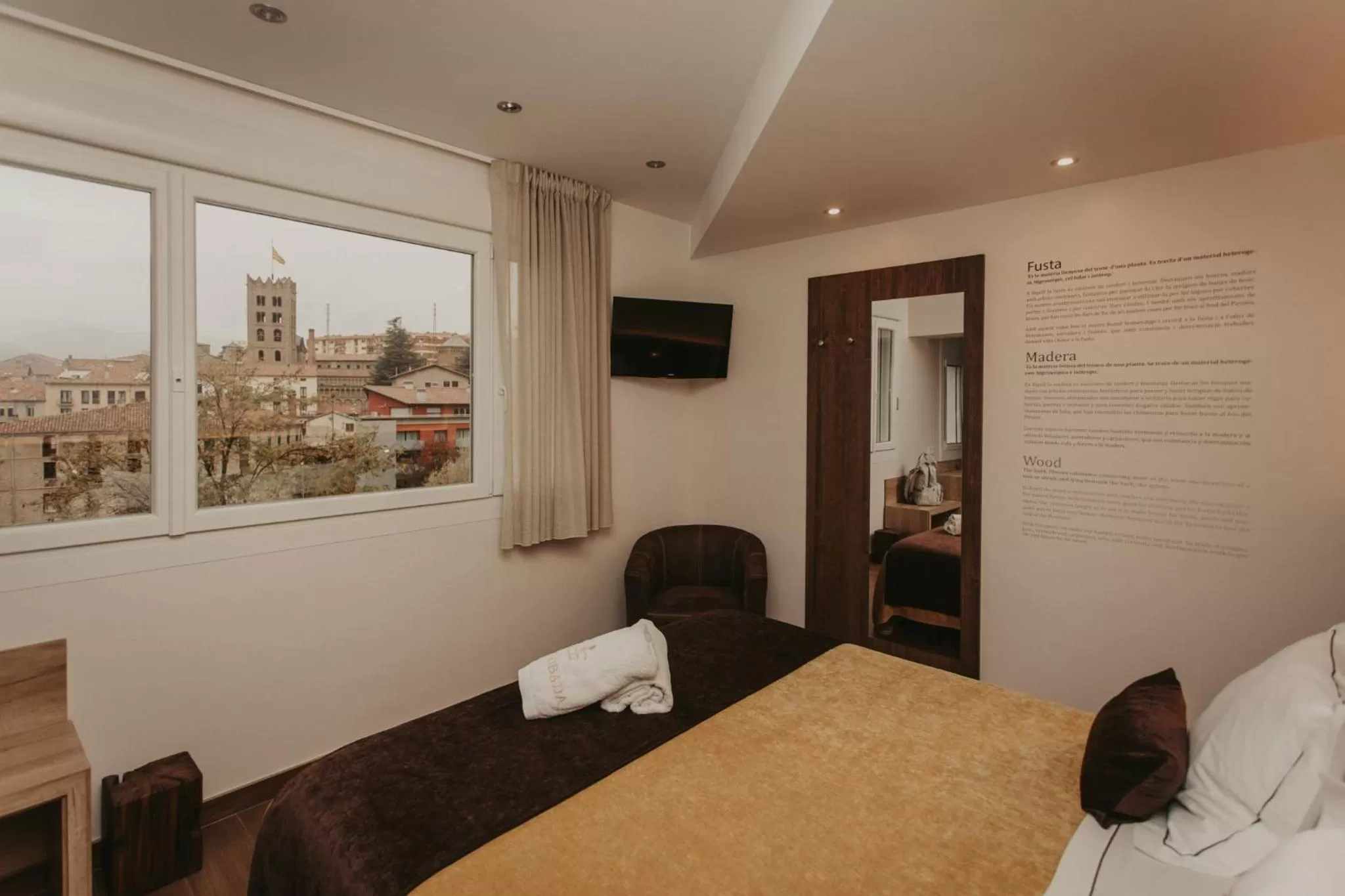 Photo of the whole room, Bed in La Trobada Hotel Boutique