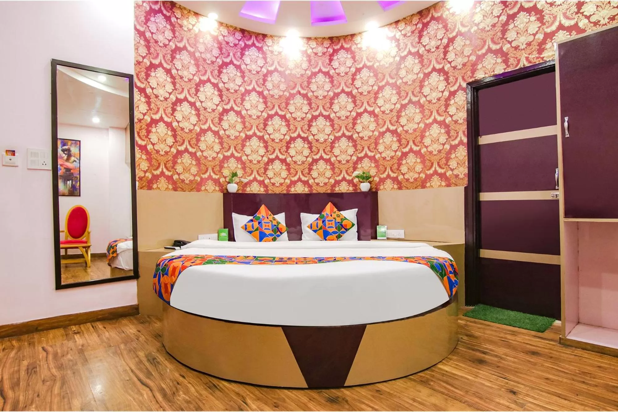 Bedroom, Bed in FabHotel Sallow Grand