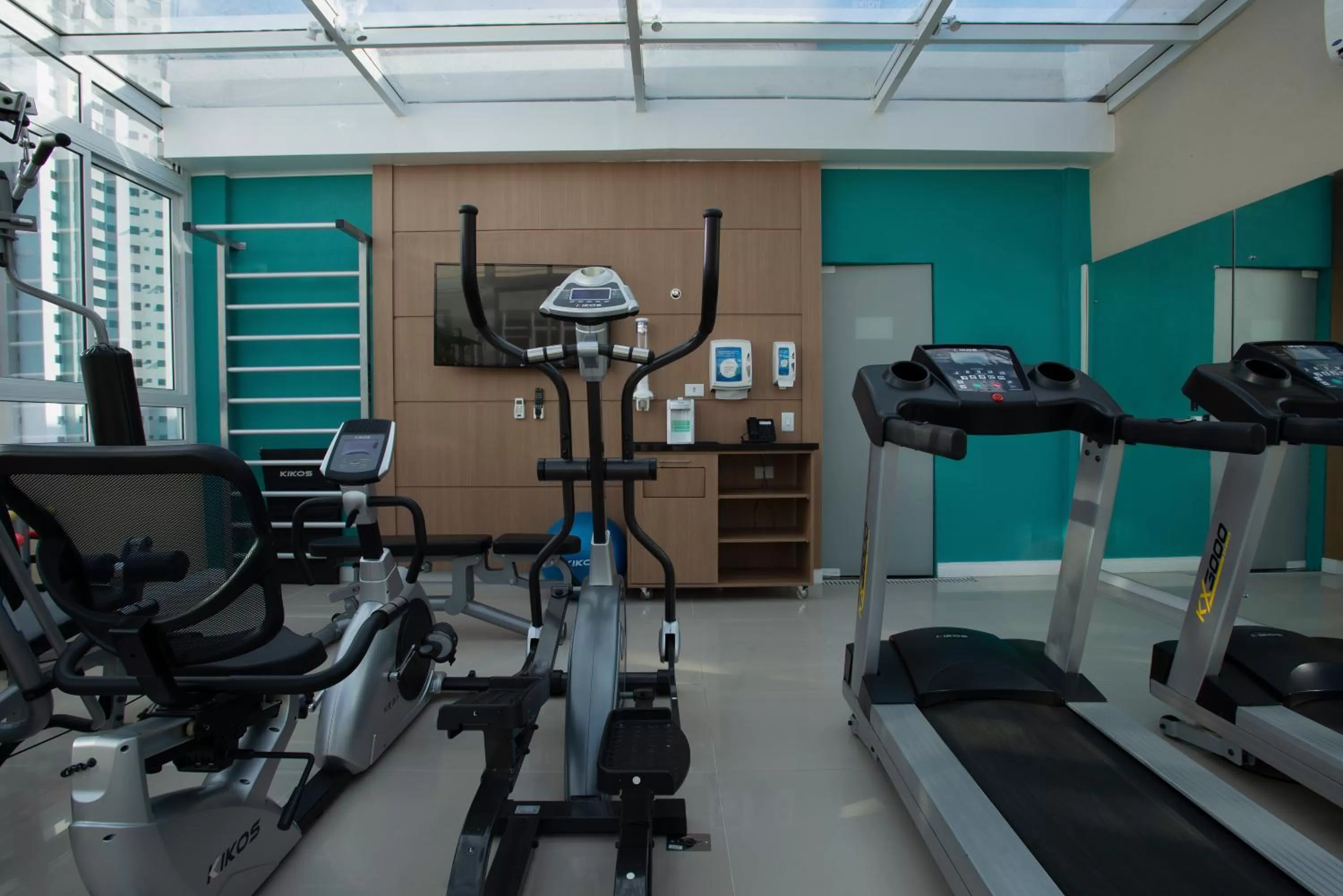 Fitness centre/facilities in Hotel Centro Europeu