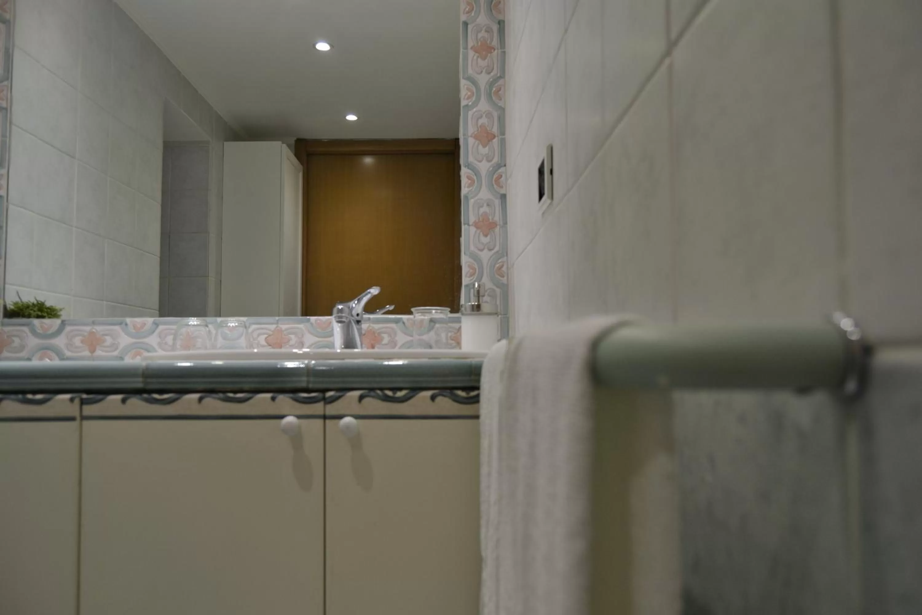 Decorative detail in Le Tre Sorelle a Testaccio