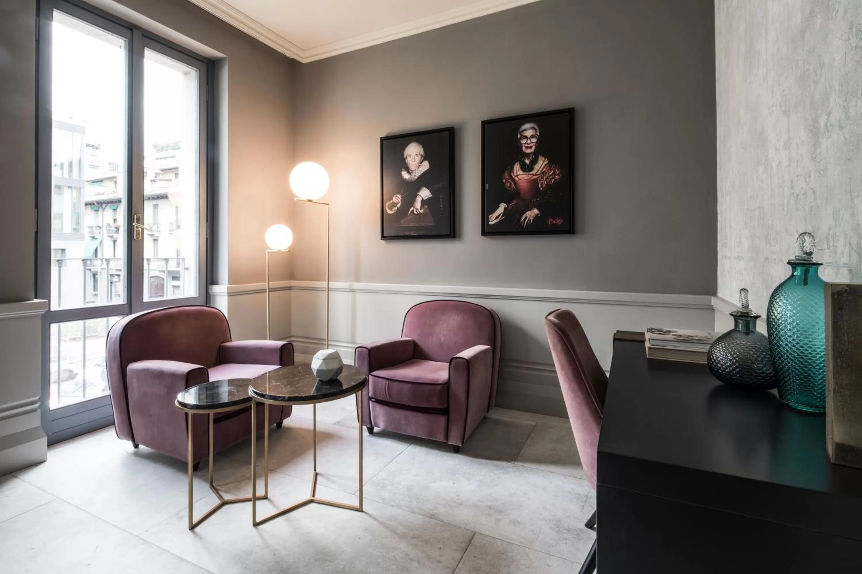 Lounge or bar in Palazzo Cornalia