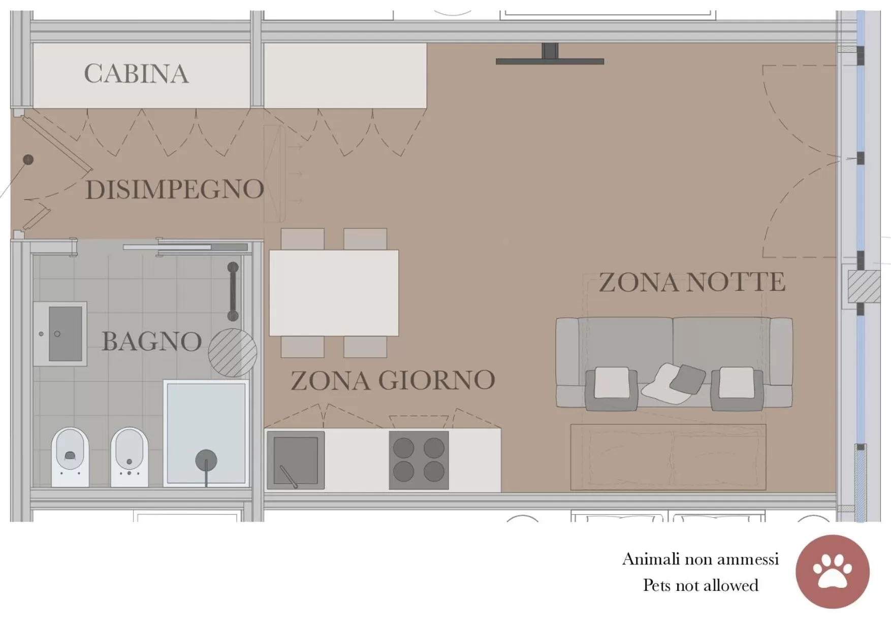 Floor plan in Aldeia Bianca Village