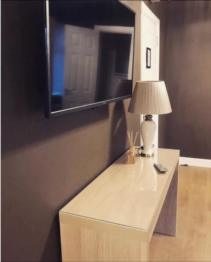 Living room in Bede Apartments