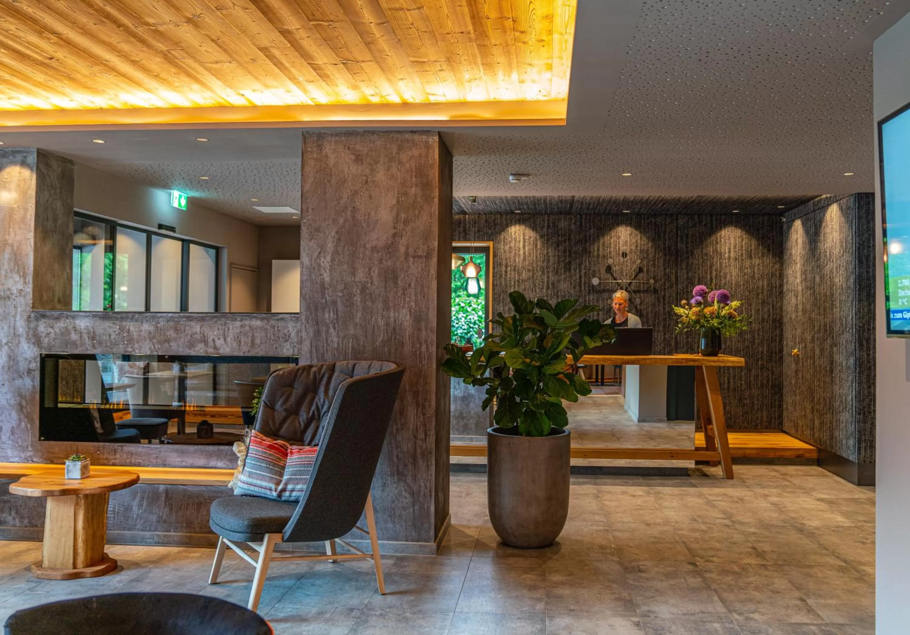 Lobby or reception in Stadtvilla Schladming Boutiquehotel