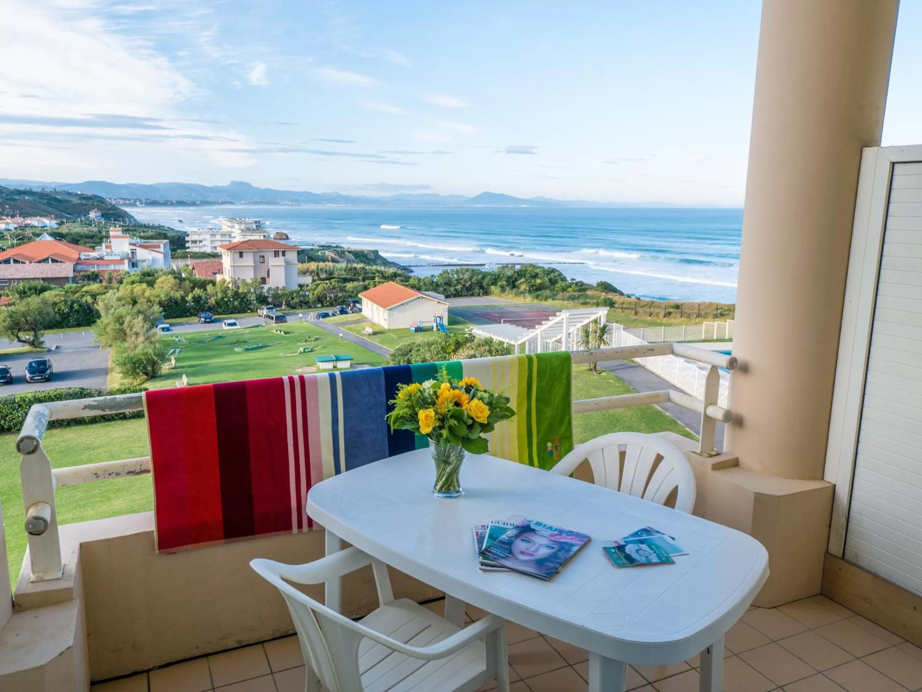Balcony/Terrace in Résidence Mer & Golf Eugénie