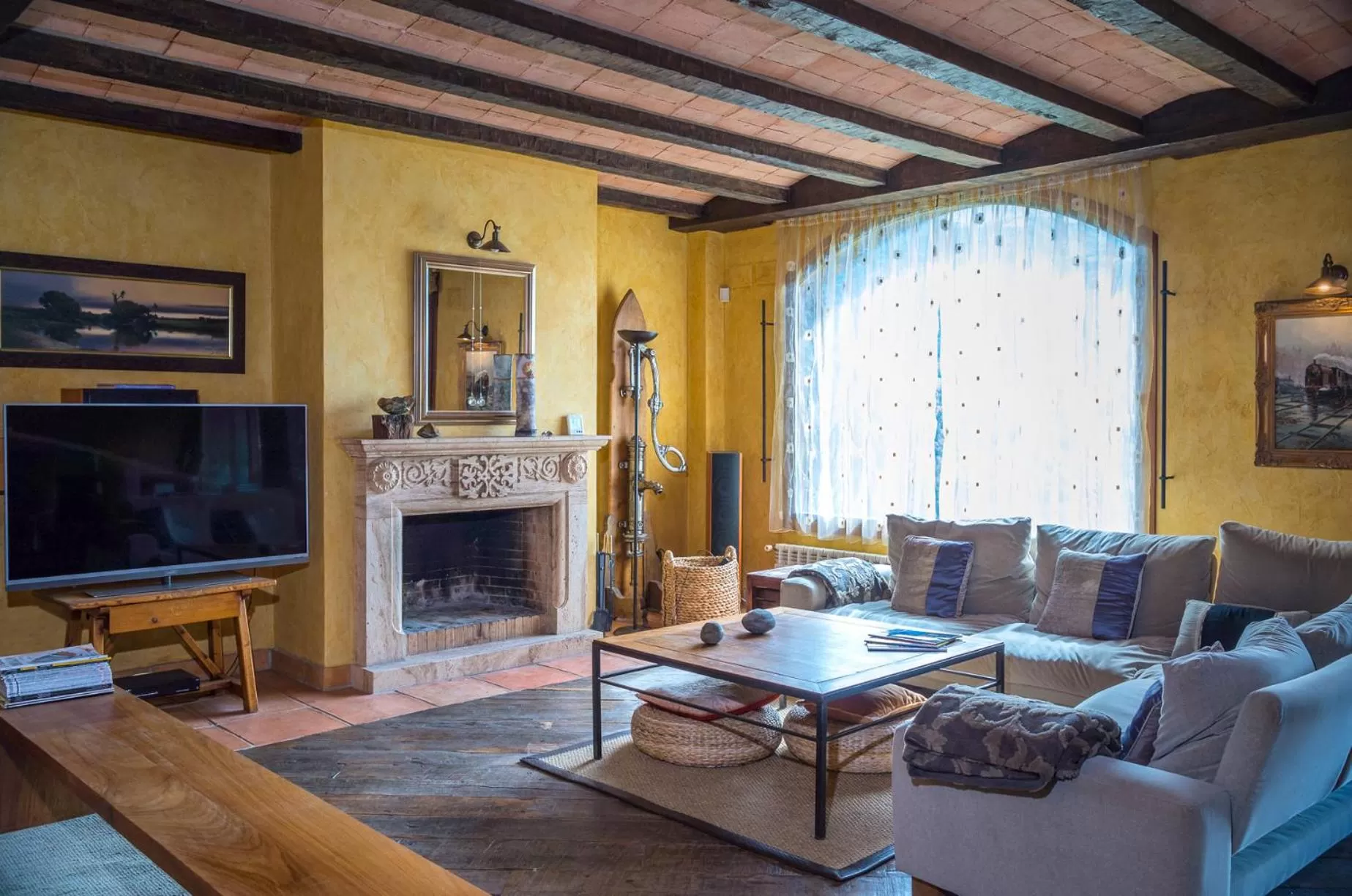 Living room in Serrat del Vent - Adults only