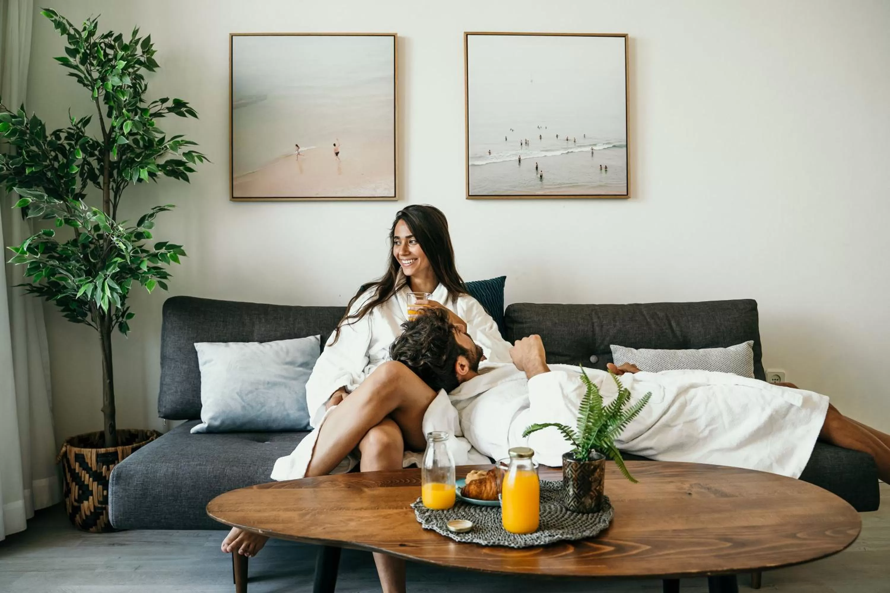 Living room in Sea Executive Suites