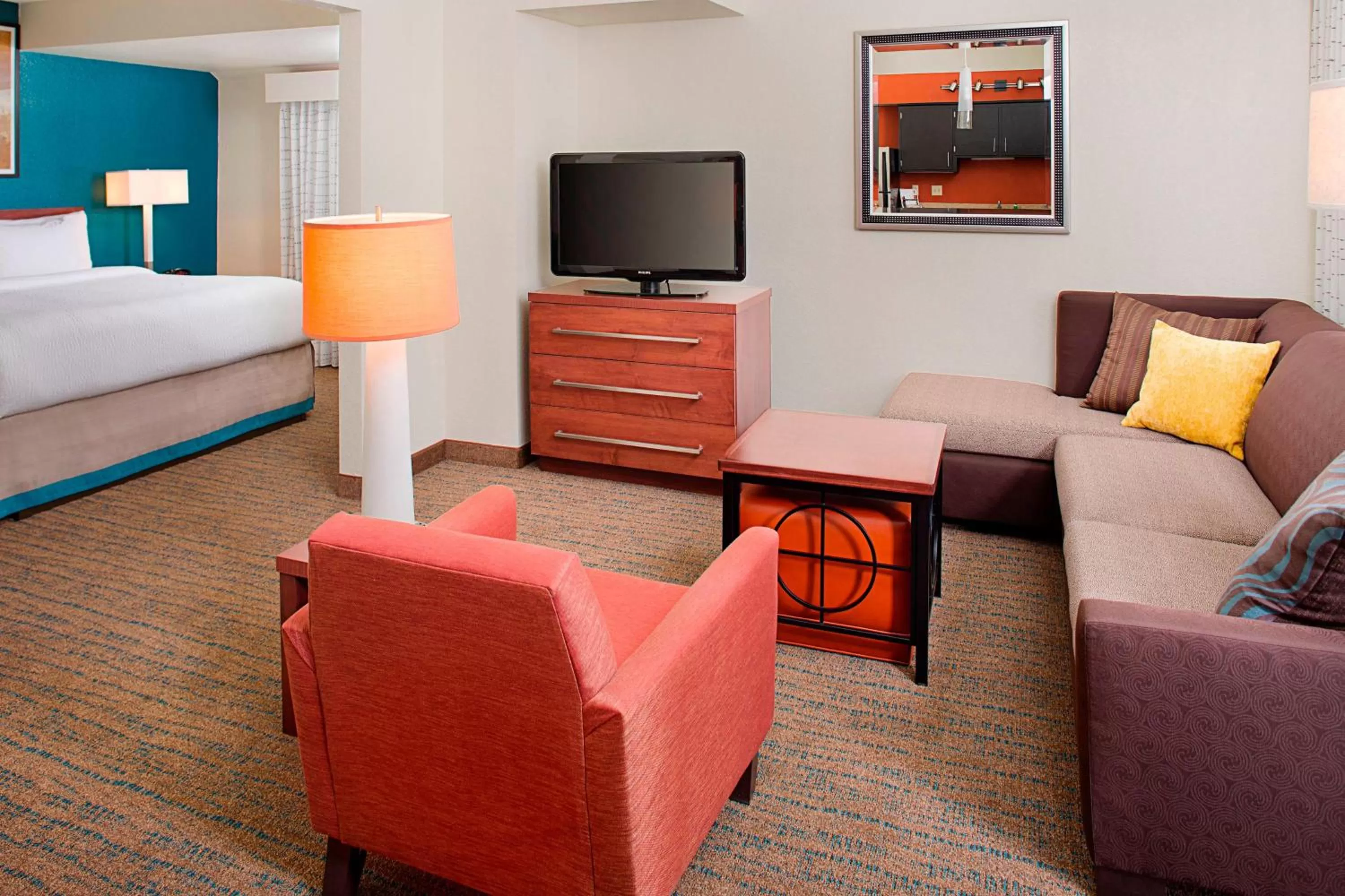 Photo of the whole room, TV/Entertainment Center in Residence Inn Sacramento Cal Expo