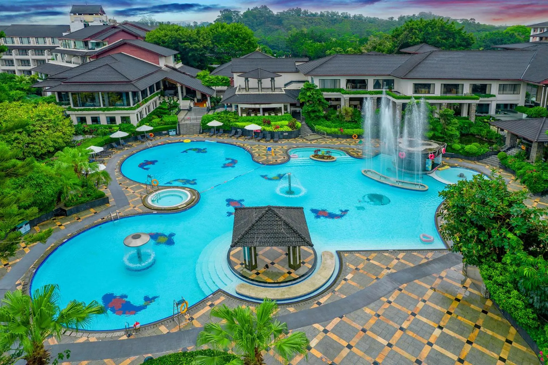 Property building in Mission Hills Hotel Resorts Shenzhen