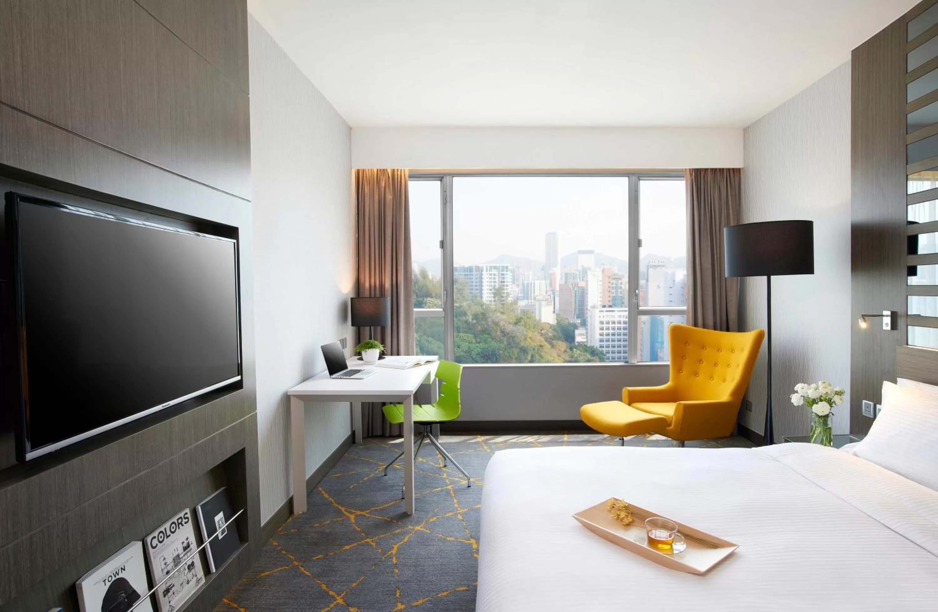 Bedroom, Bed in The Cityview - Chinese YMCA of Hong Kong