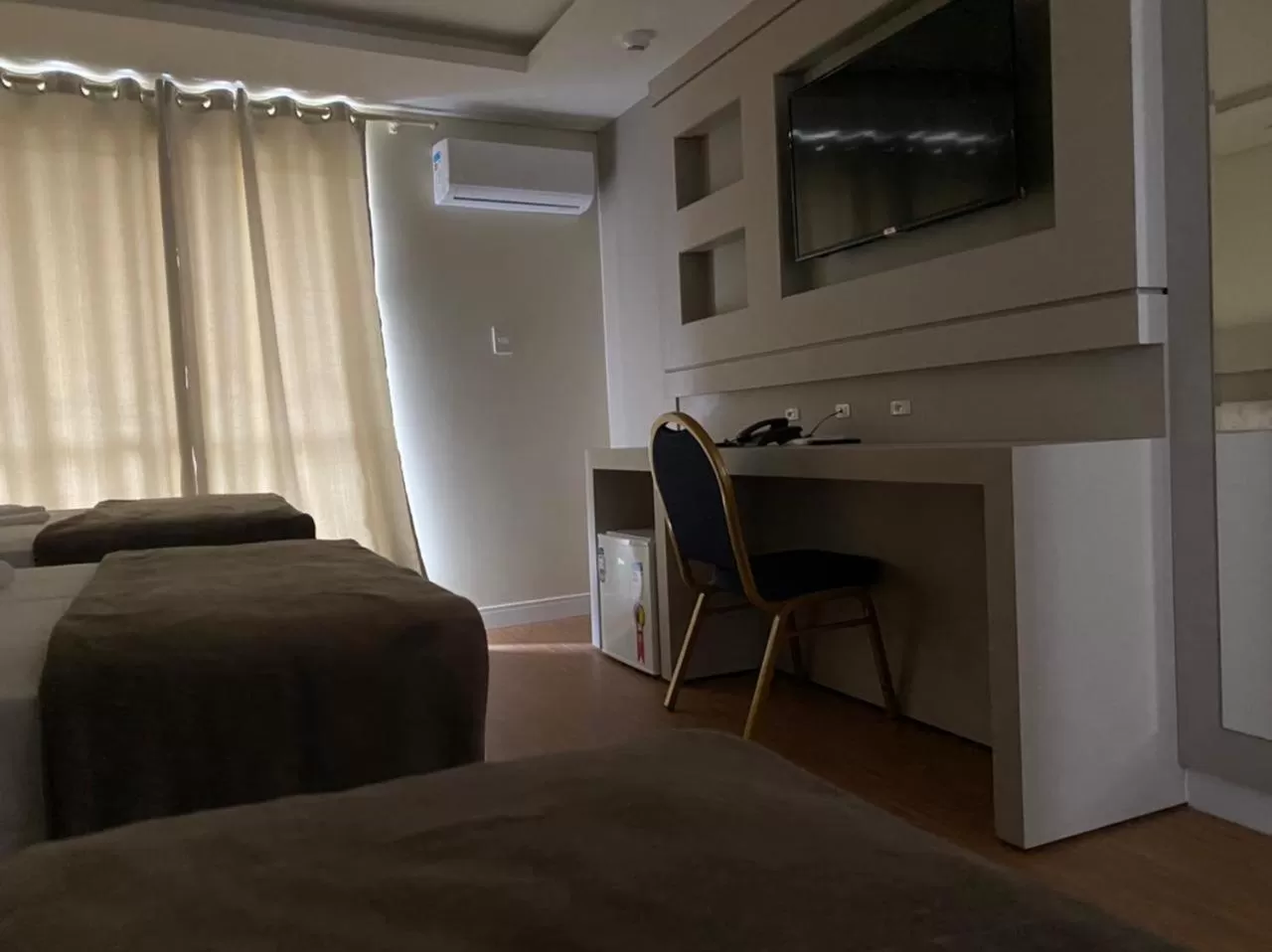 Bed in Hotel Joaçaba