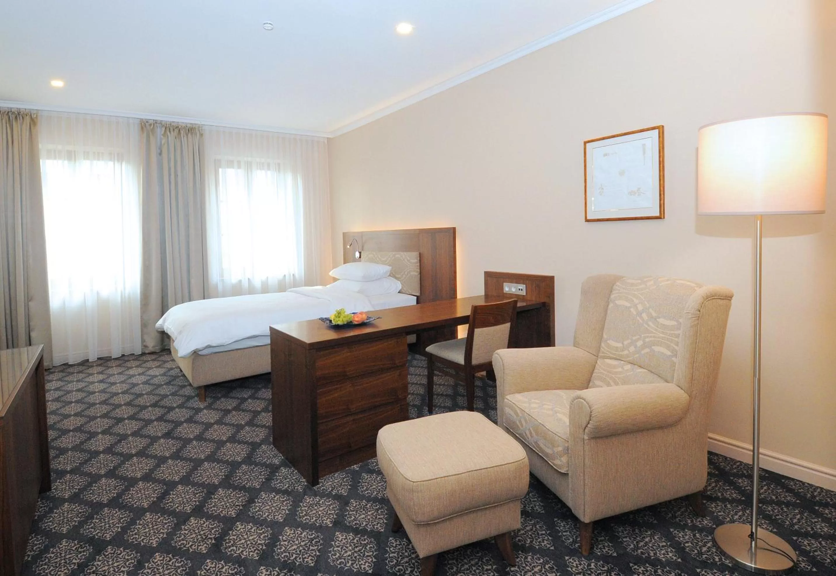 Living room, Bed in Hotel Kramer