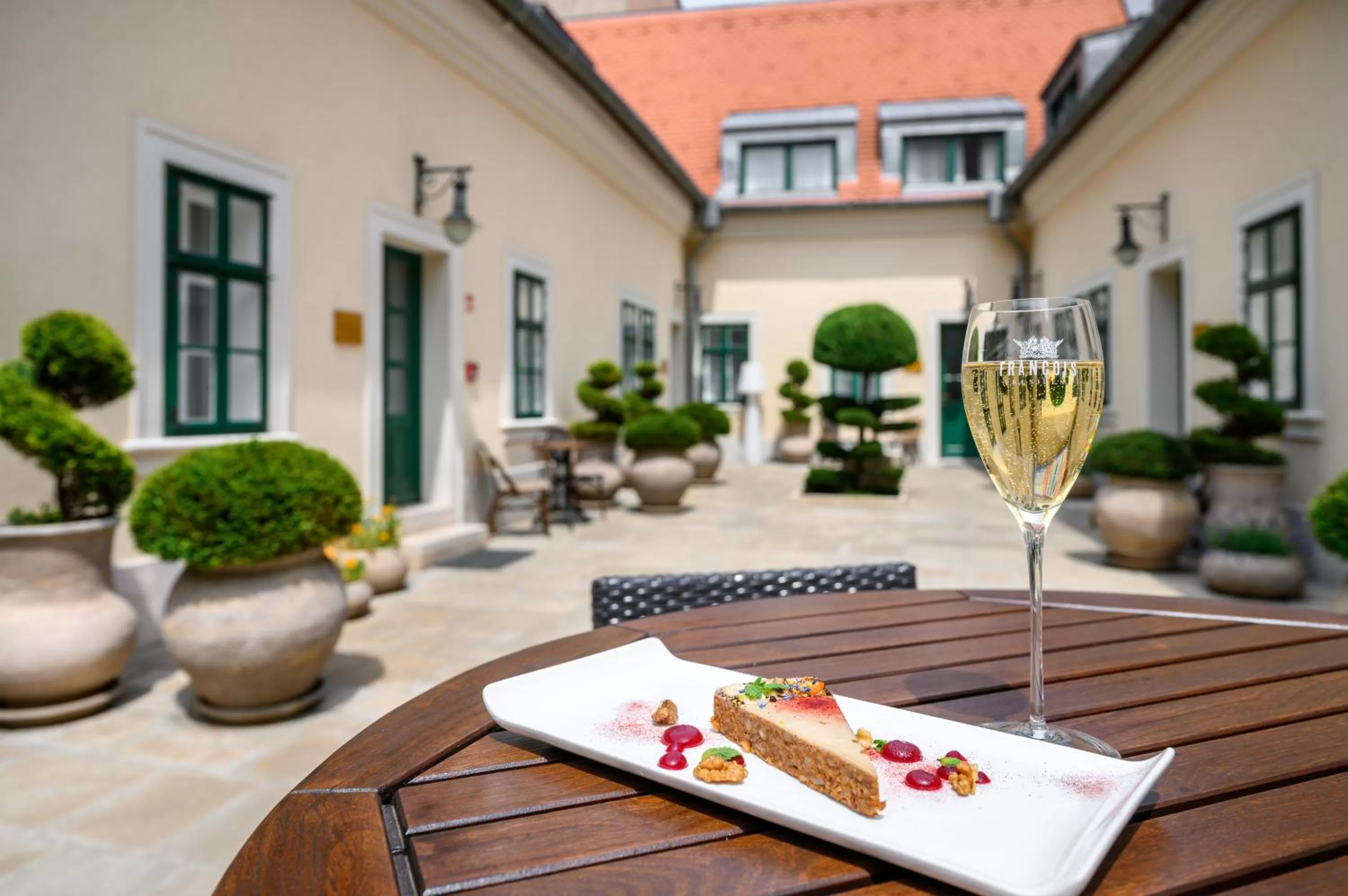 Patio in Maison Bistro & Hotel