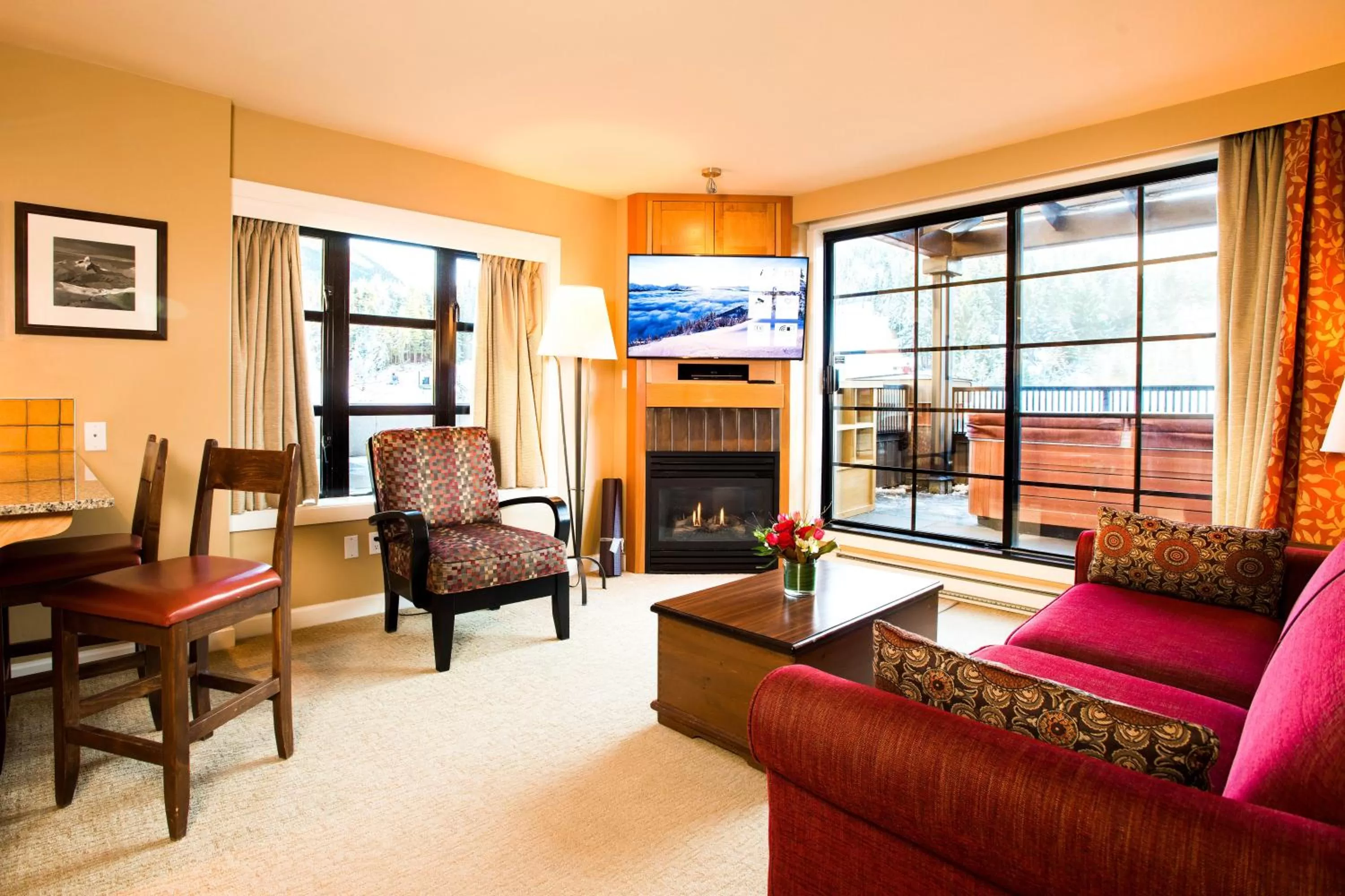 Living room in Sundial Hotel