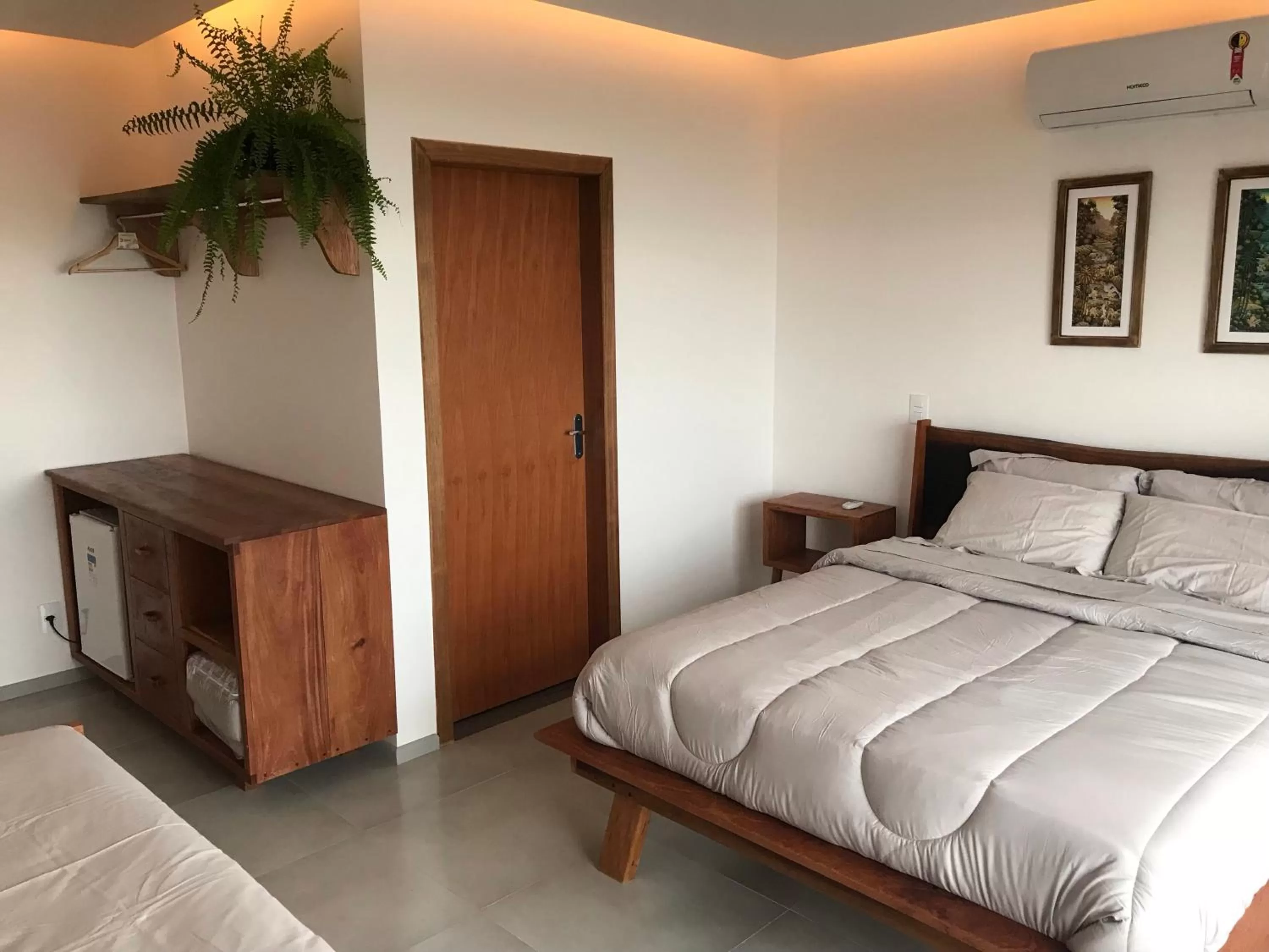 Bed in Pousada Casa Albatross