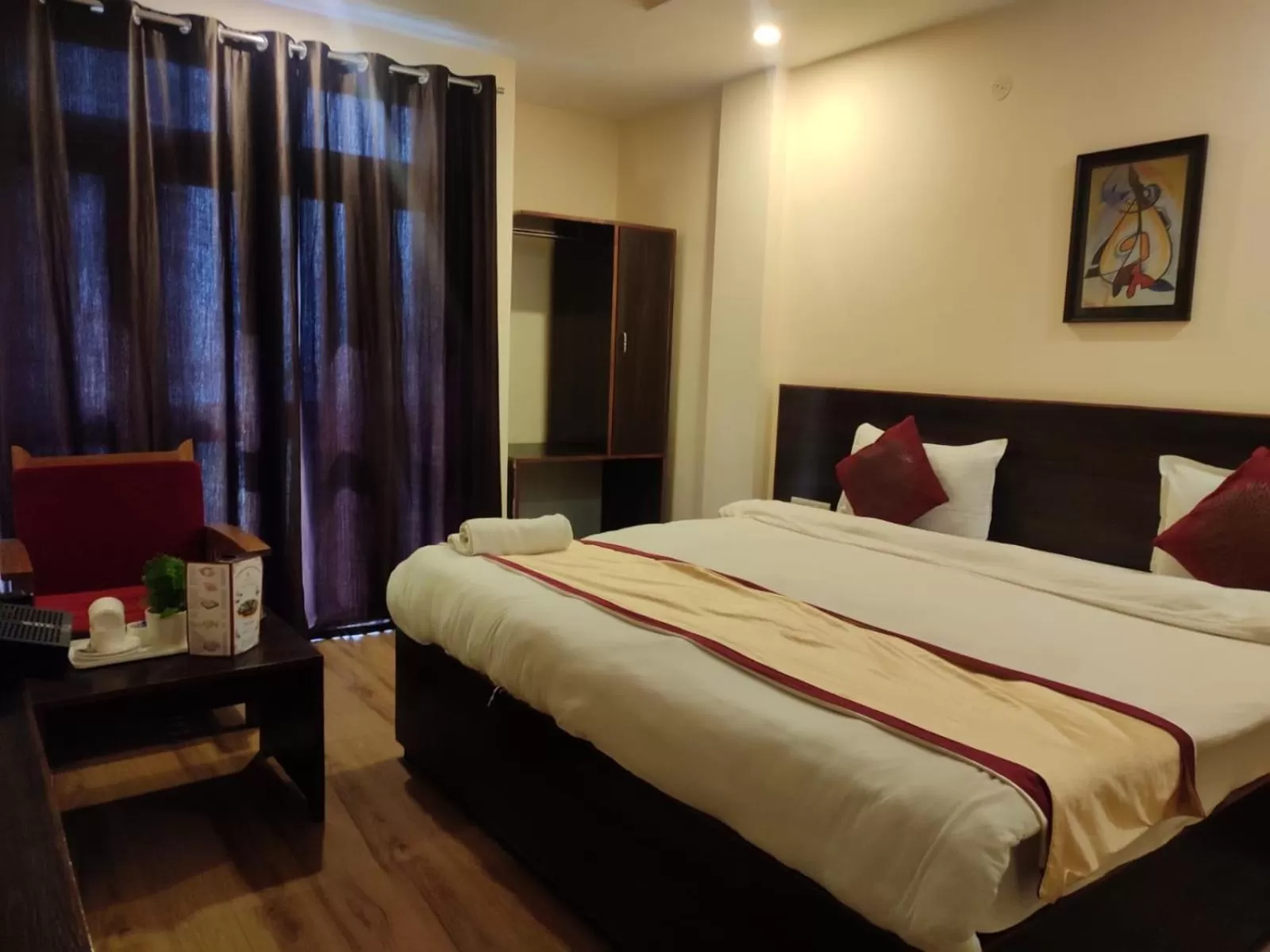 Bed in Hotel The Narayani Continental