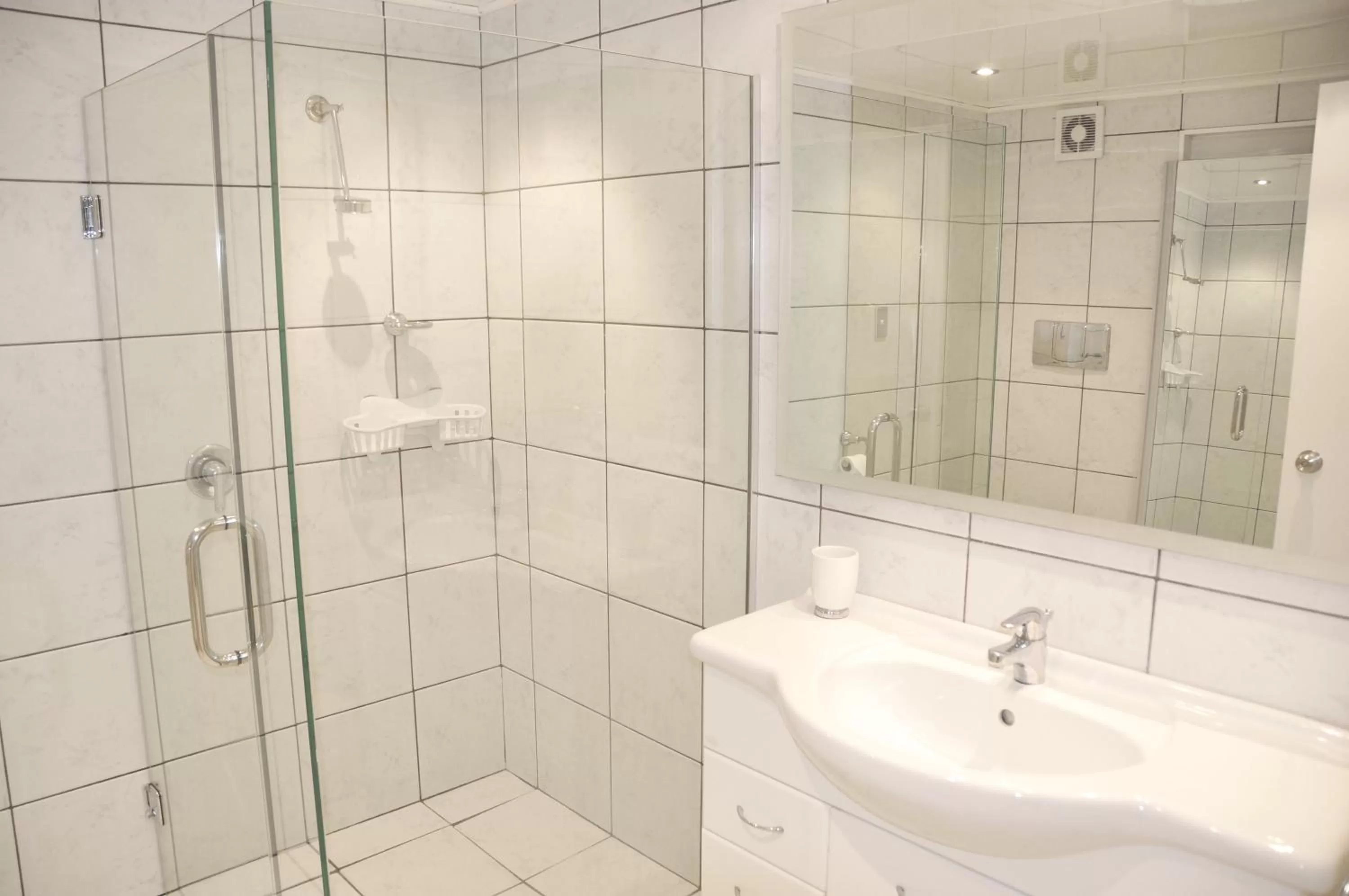 Shower in St James Apartments