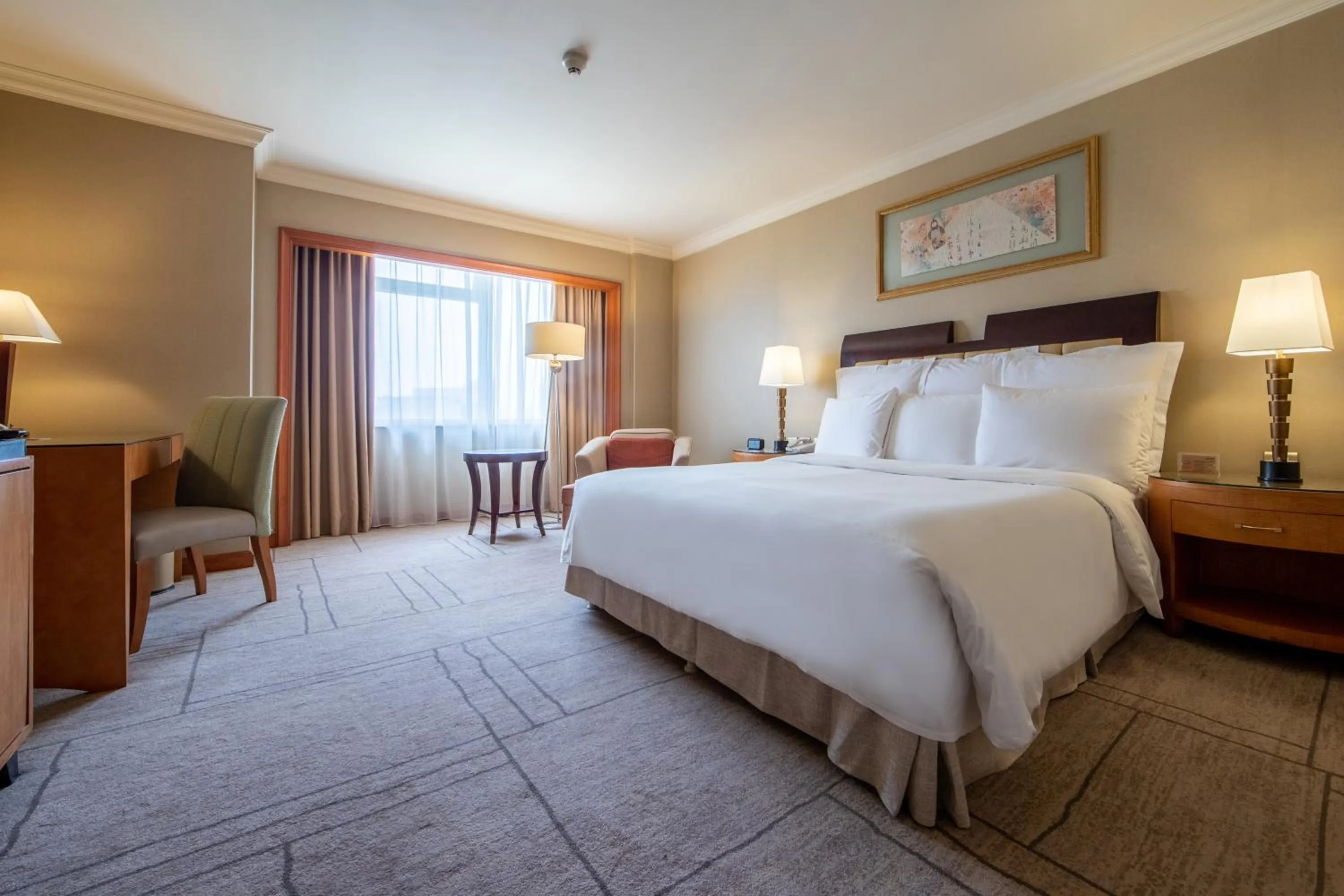 Bed in Air China Boyue Beijing Hotel