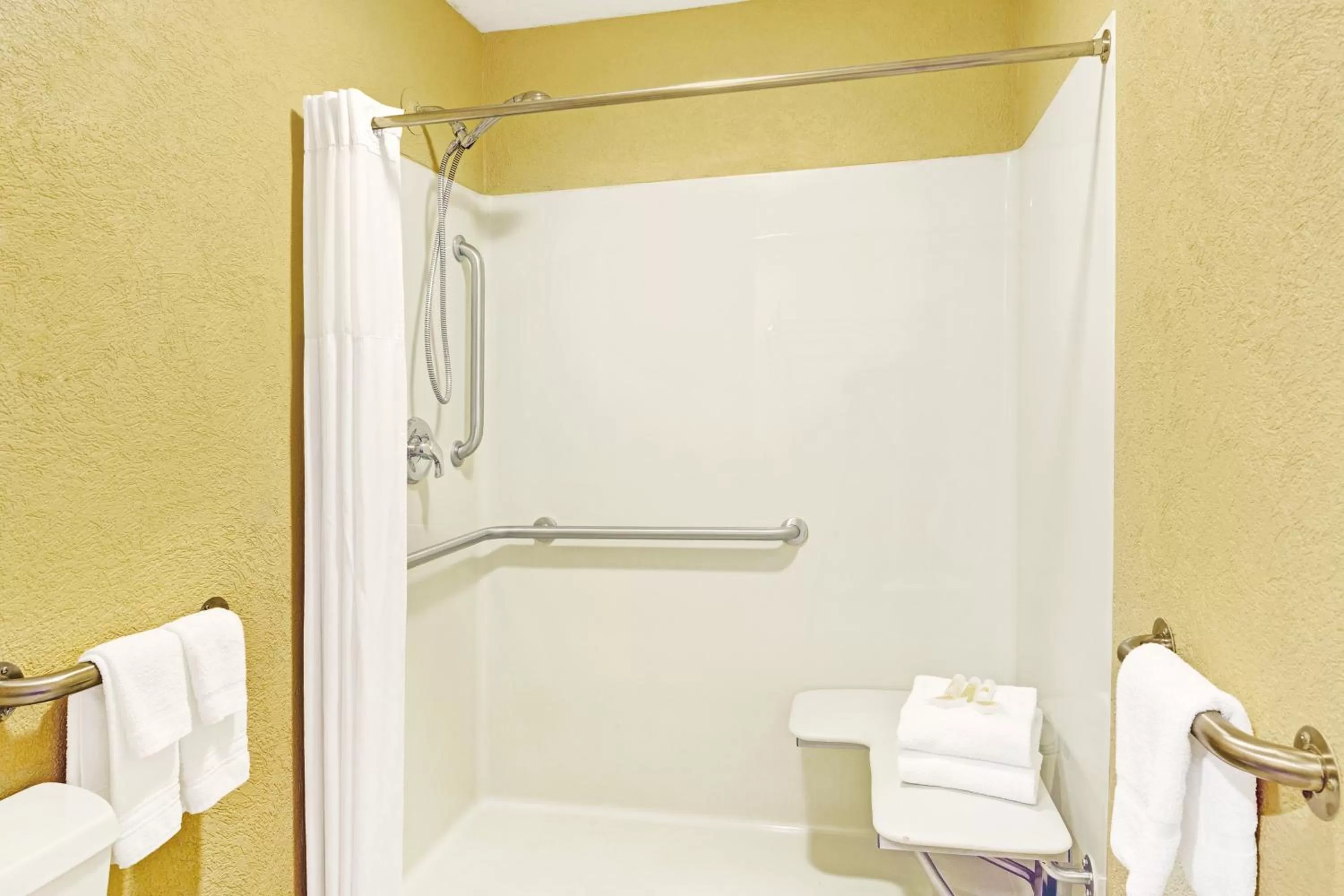 Shower in Days Inn by Wyndham Cherokee Near Casino