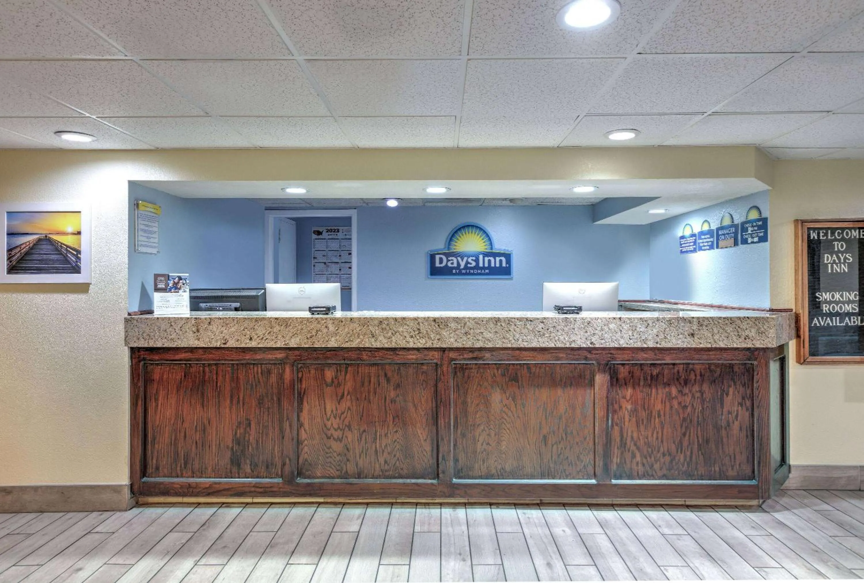 Lobby or reception in Days Inn by Wyndham Greenville MS