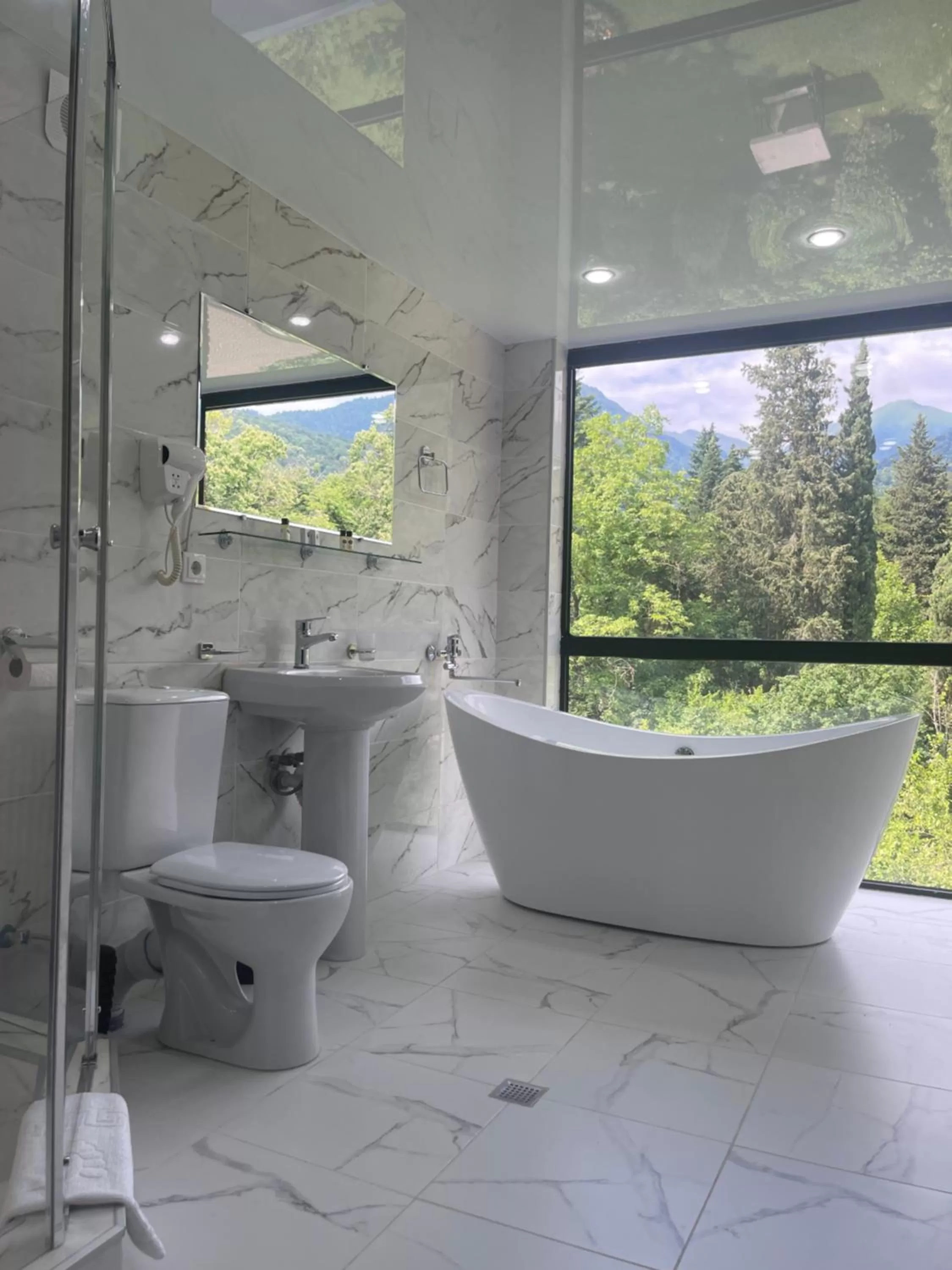 Bathroom in Royal Palace Hotel, Lagodekhi