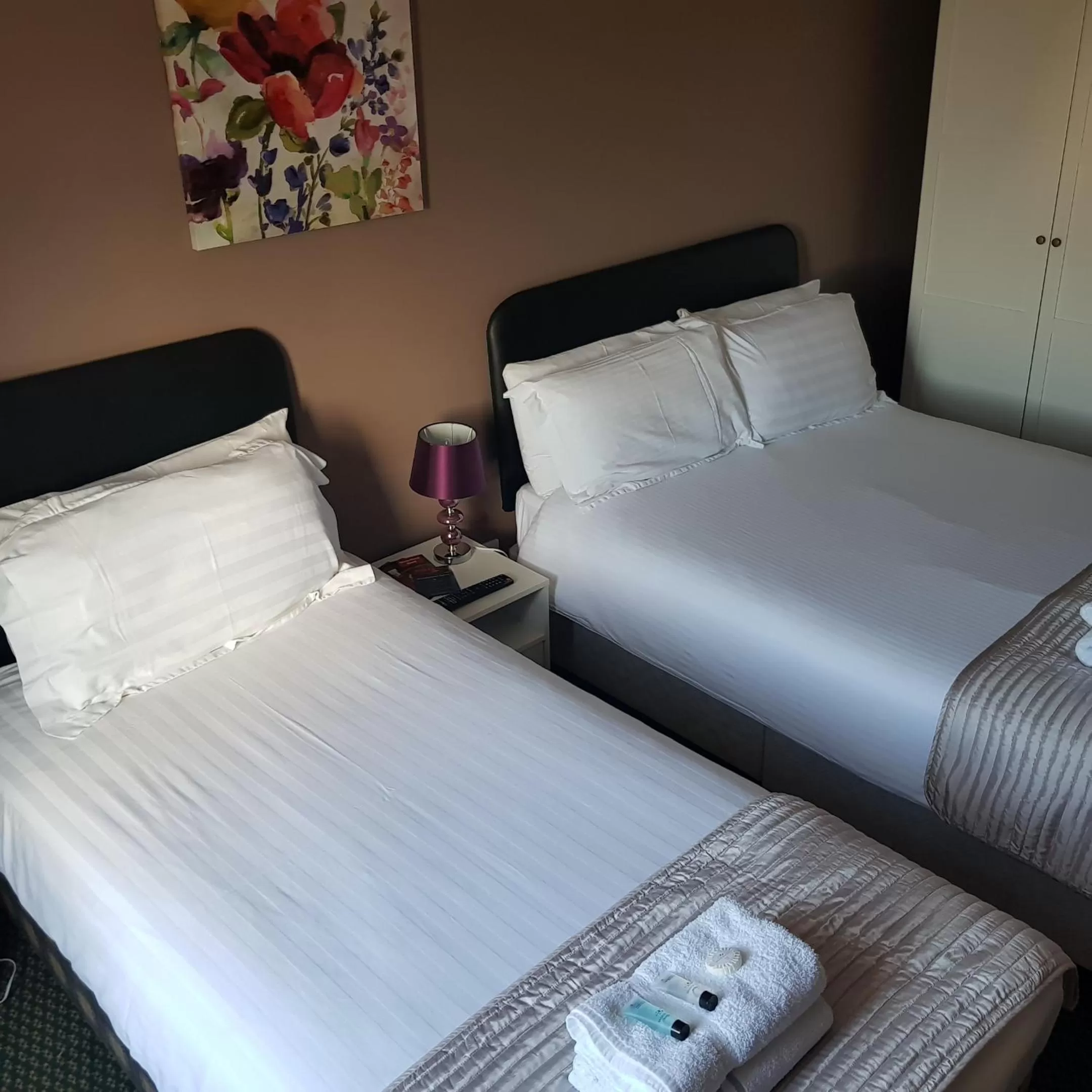 Decorative detail, Bed in Waterfront Hotel