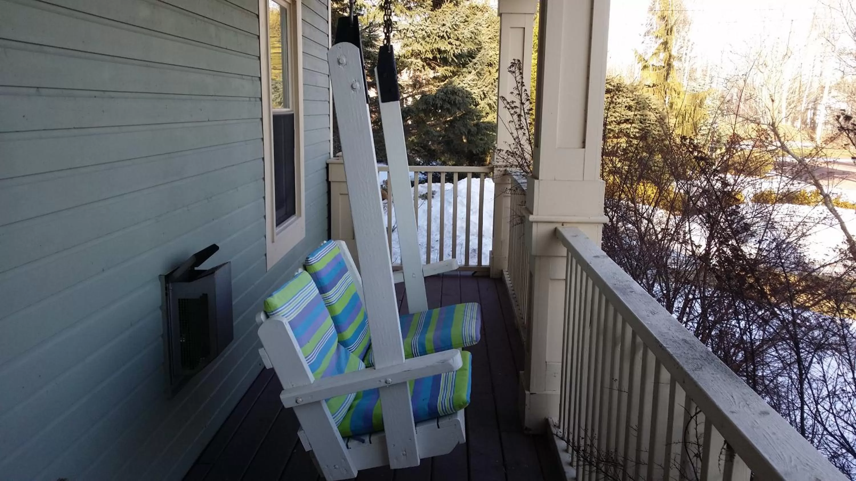 Patio, Balcony/Terrace in Carriage House Inn Four and a Half Stars