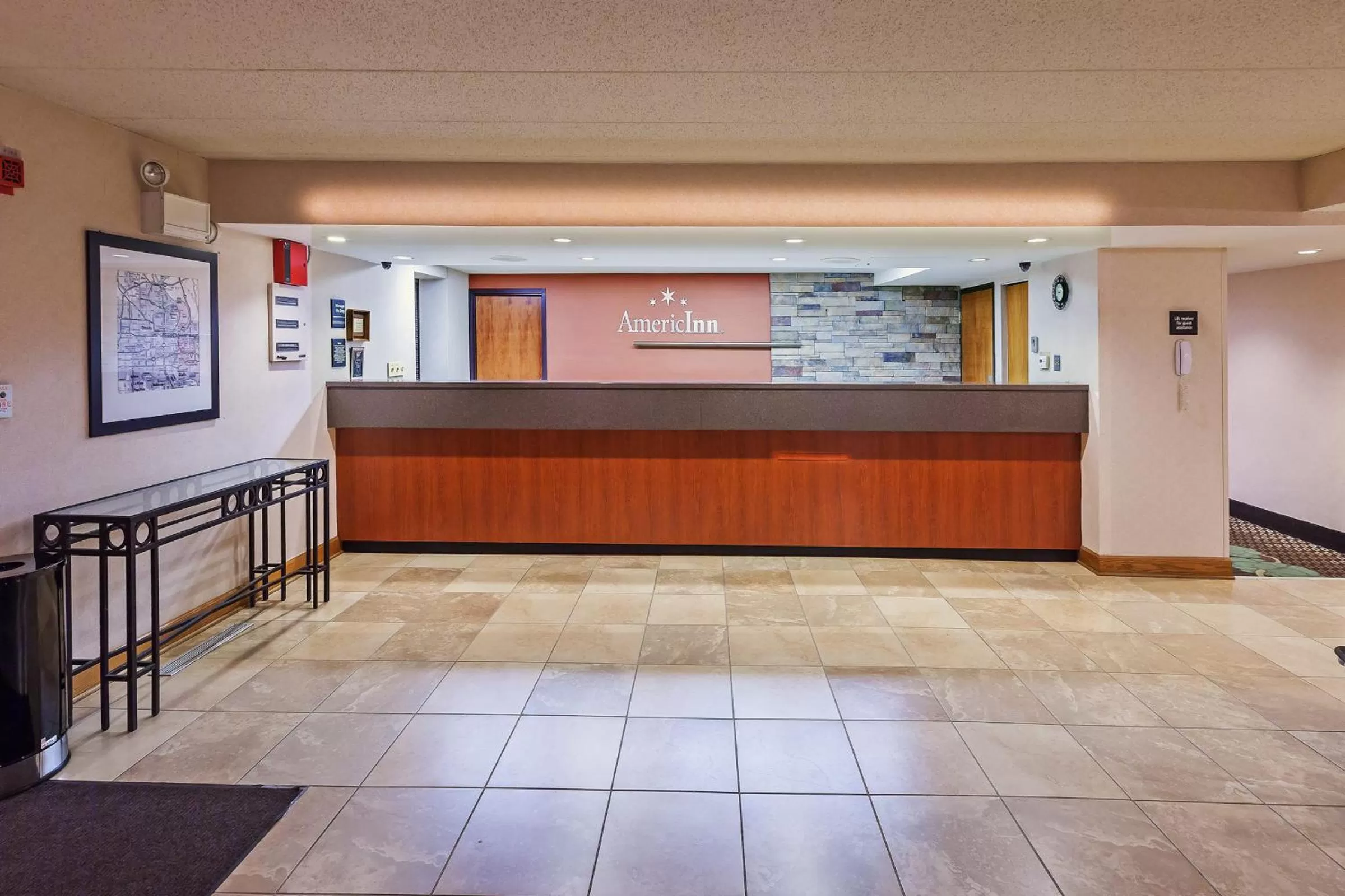 Lobby or reception in AmericInn by Wyndham Omaha