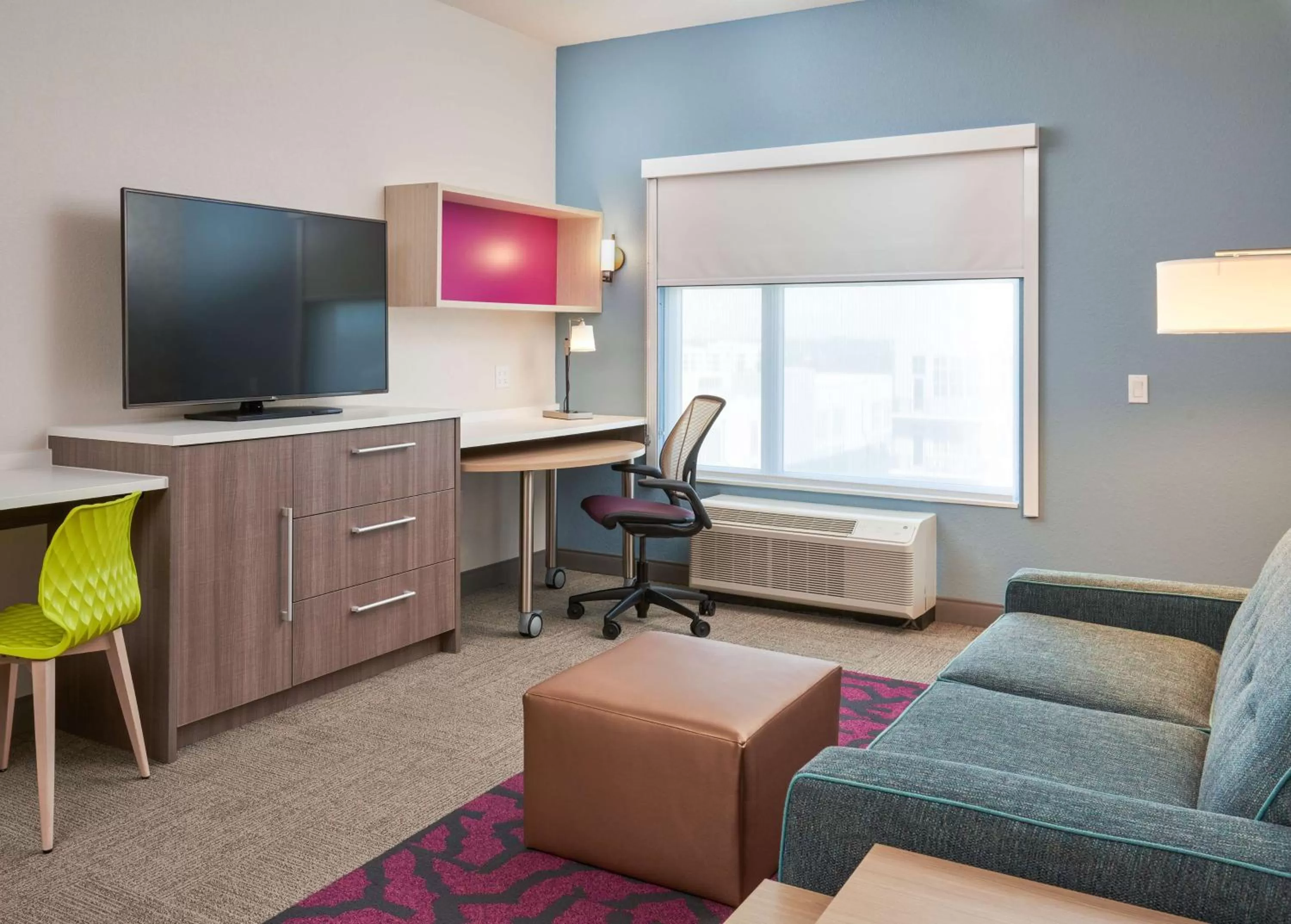 Bedroom in Home2 Suites By Hilton Ft. Lauderdale Downtown, Fl