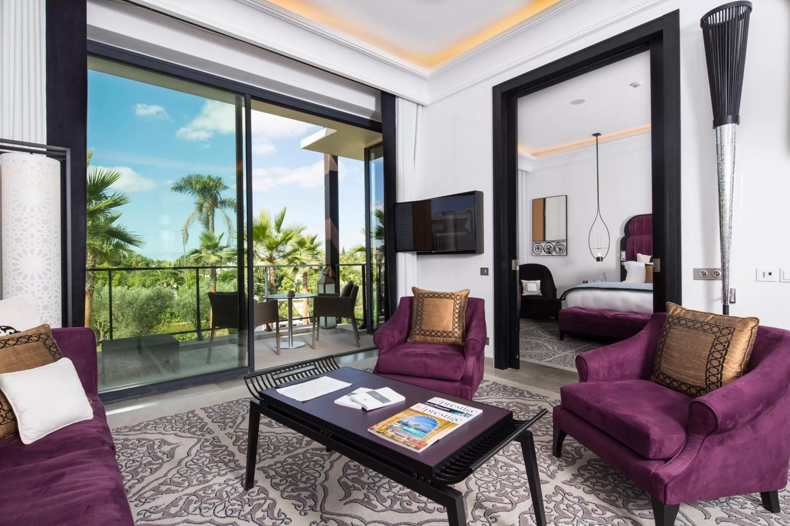 Seating area in STORY Rabat