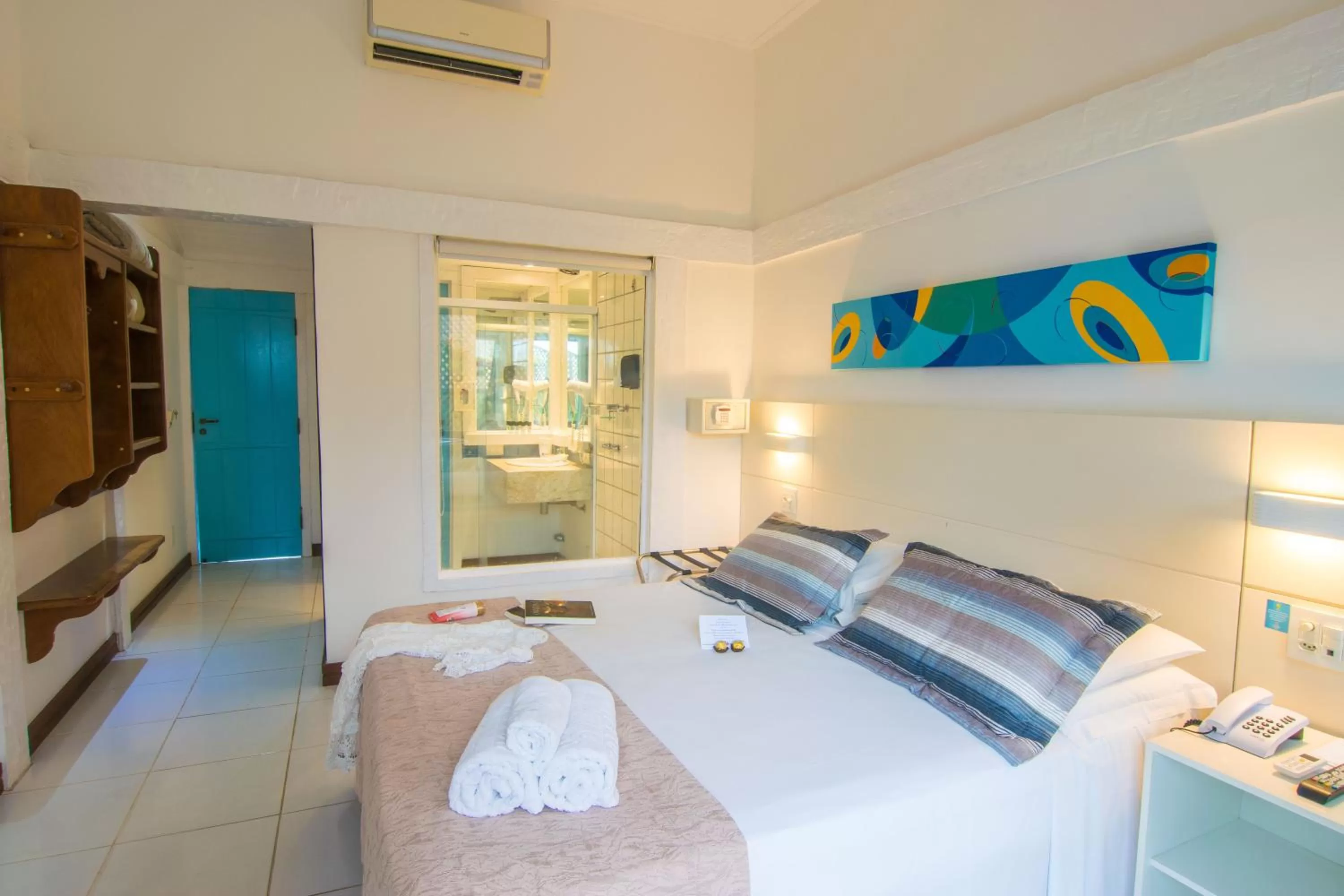 Bed in Chez Pitu Praia Hotel