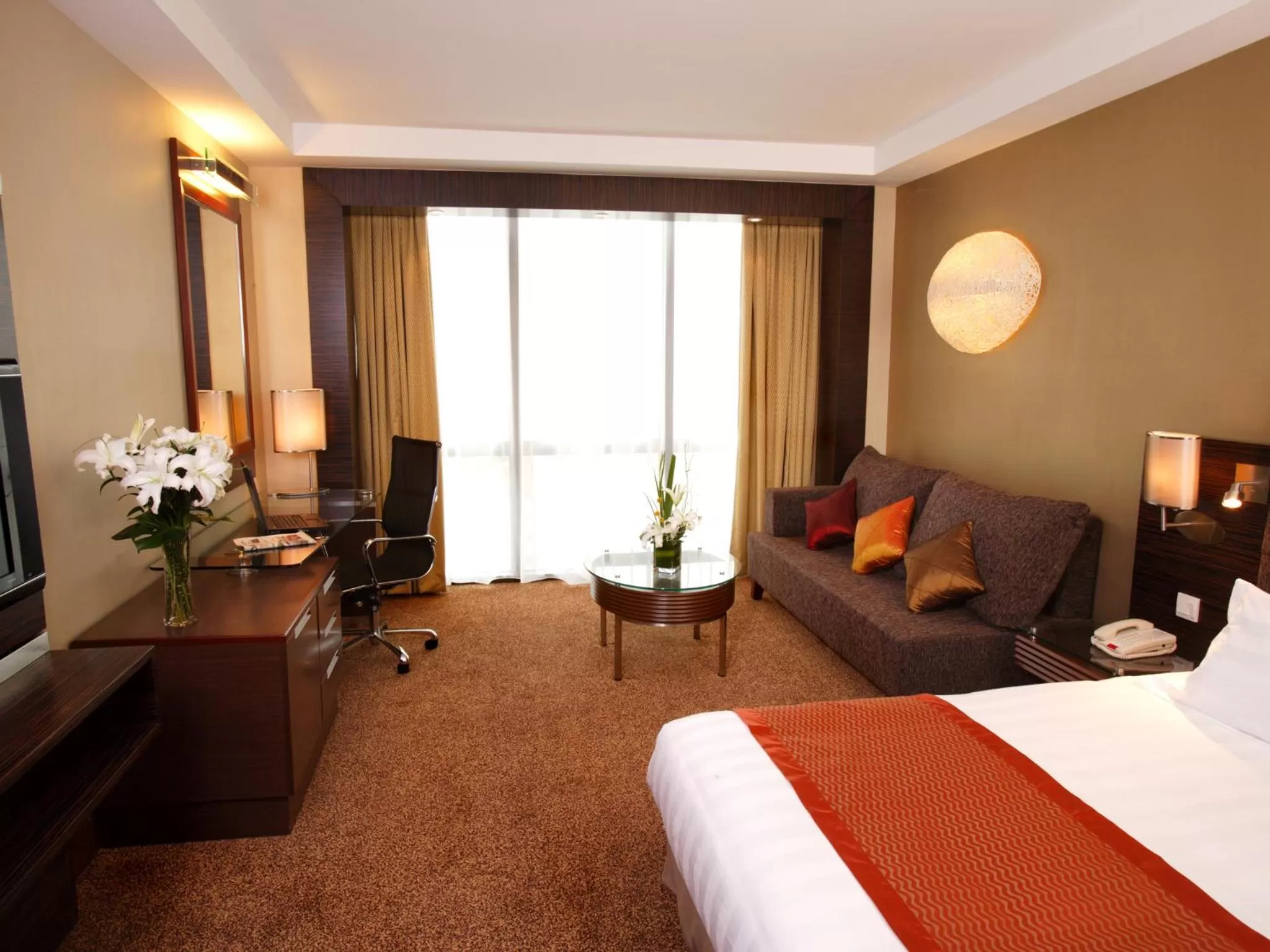 Bed in Novotel Beijing Peace