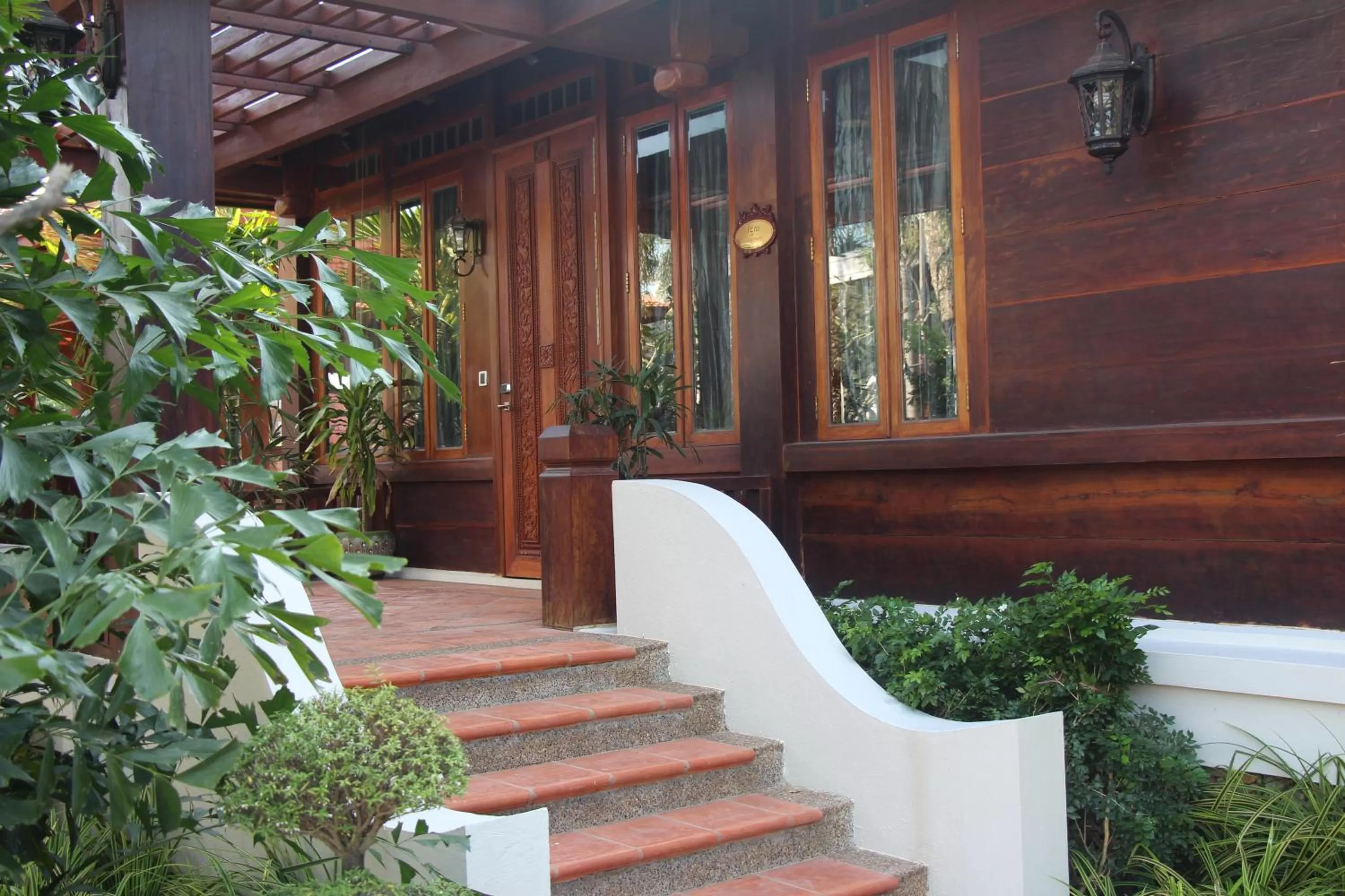 Balcony/Terrace in Try Palace Resort Kep