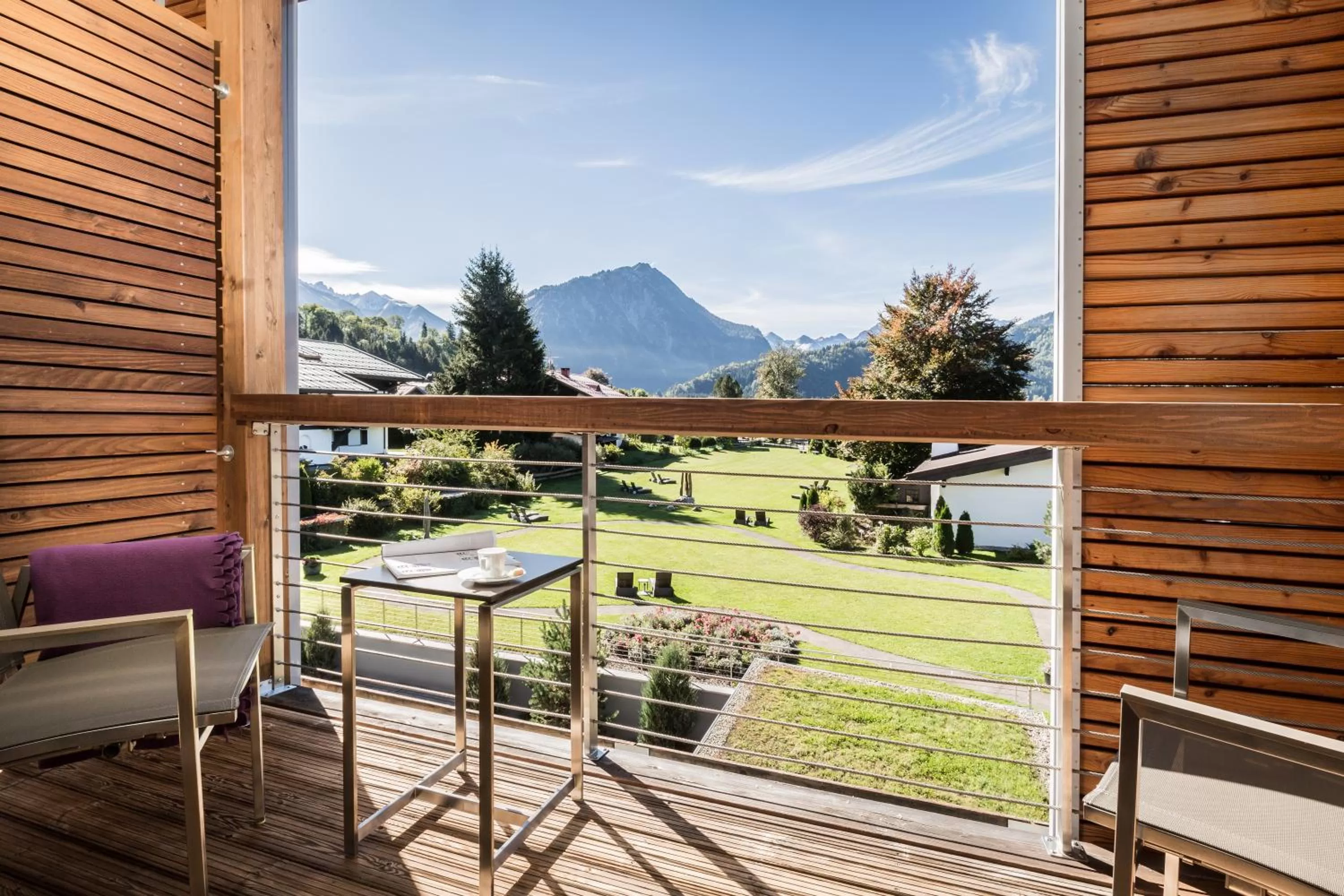 Garden view in Hotel Exquisit