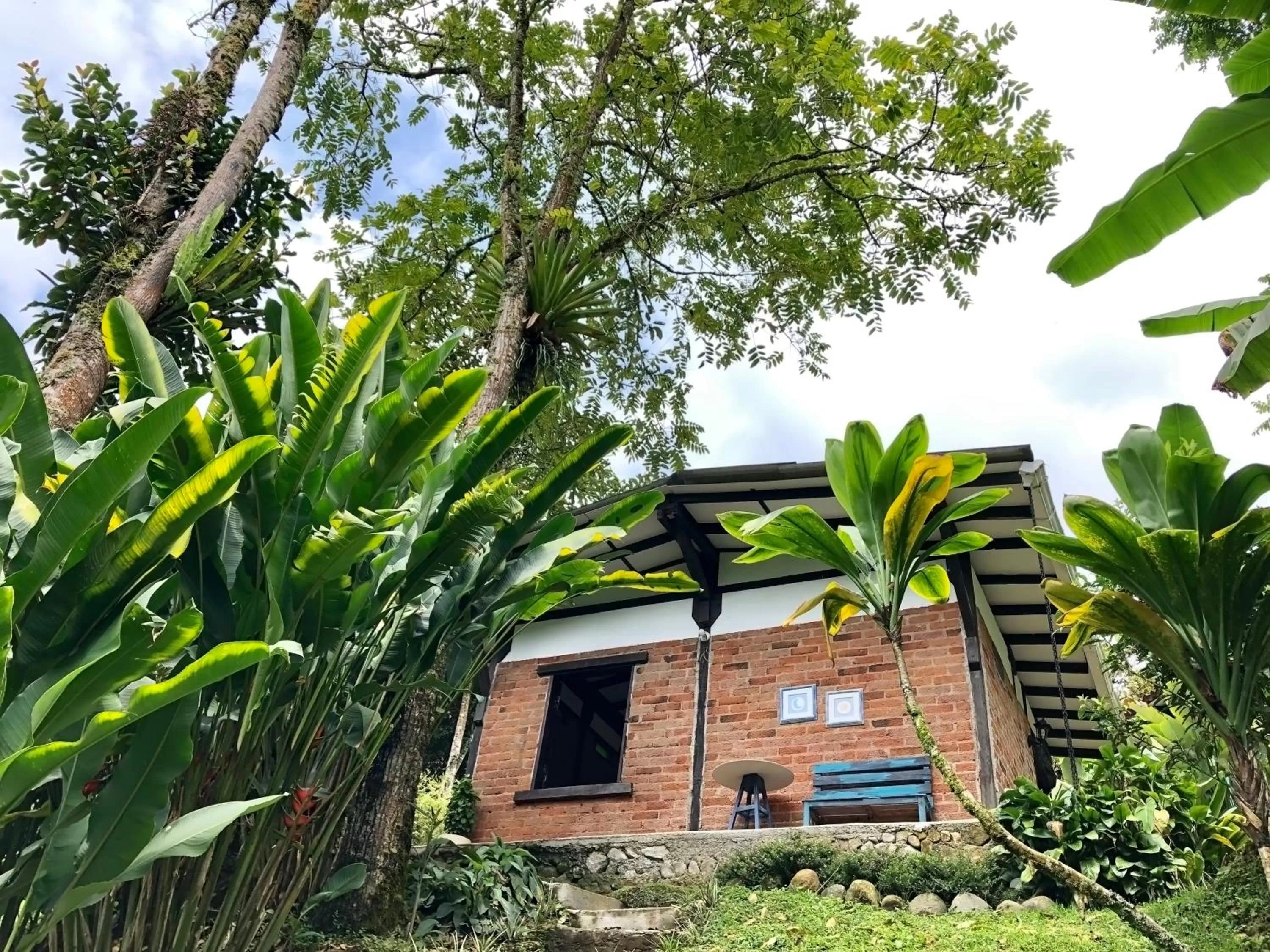 Garden view in Hotel Vísperas